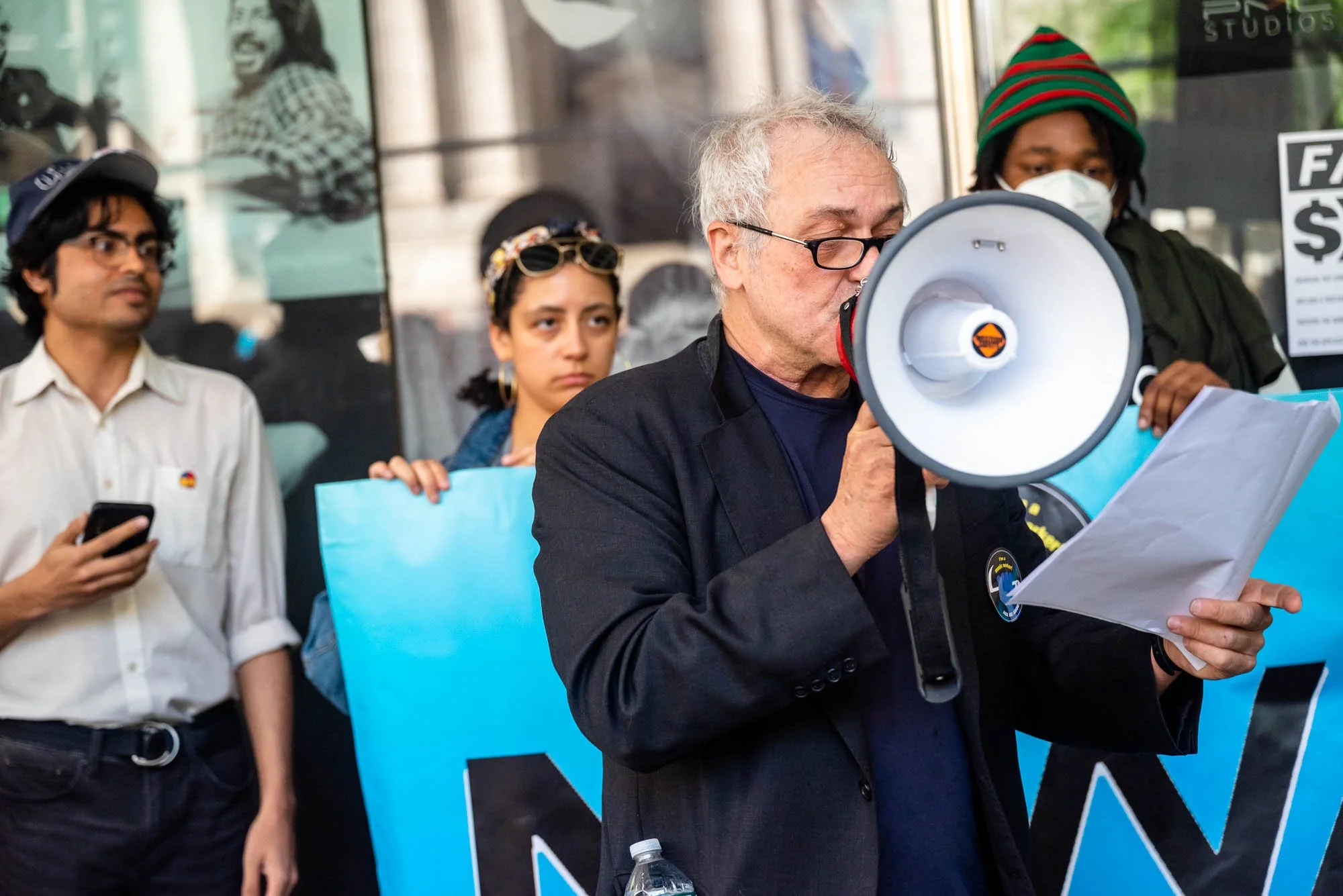 Marc Ribot of MWA during Fair Pay at SXSW Rally