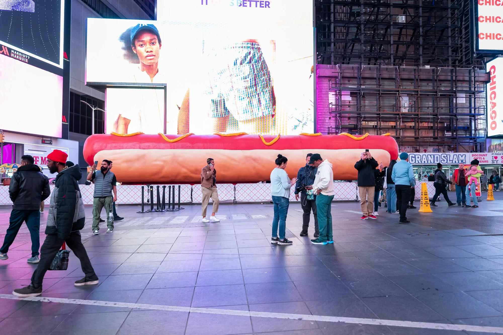 "Hot Dog in the City" early morning on Saturday, May 11, 2024.