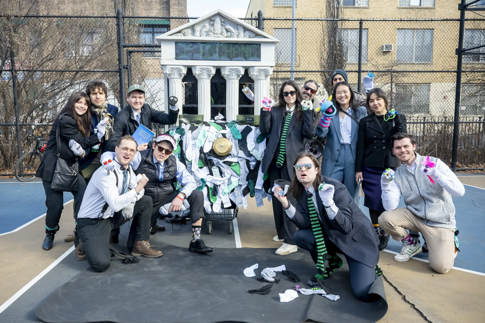 New York Sock Exchange team at Cooper Park