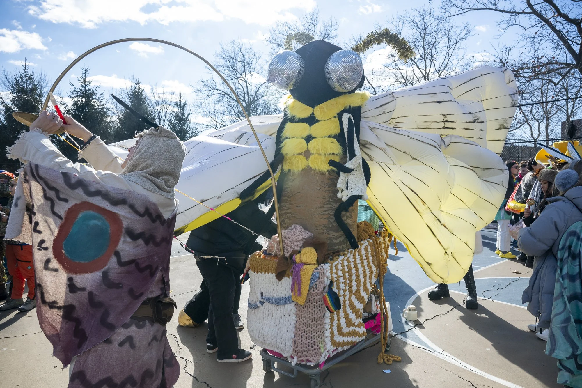 Moth cart at Cooper Park