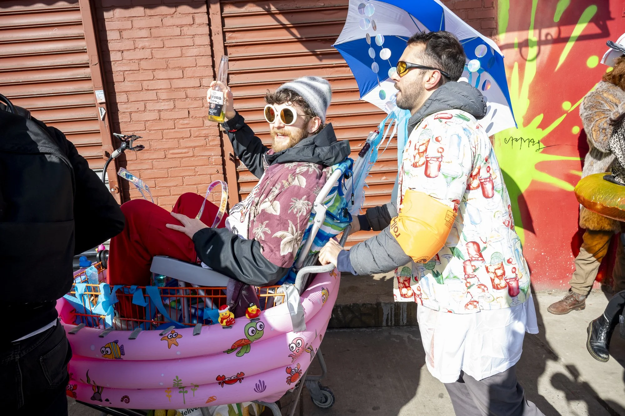 Teams en route to Checkpoint #1, Bushwick Country Club