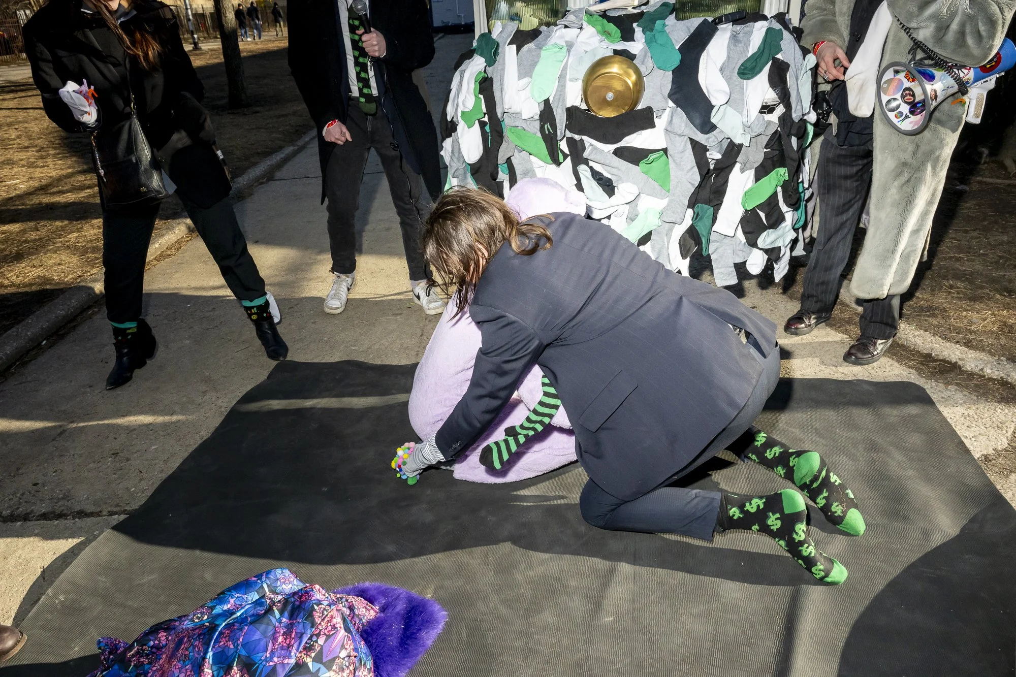 Wrestling at the New York Sock Exchange