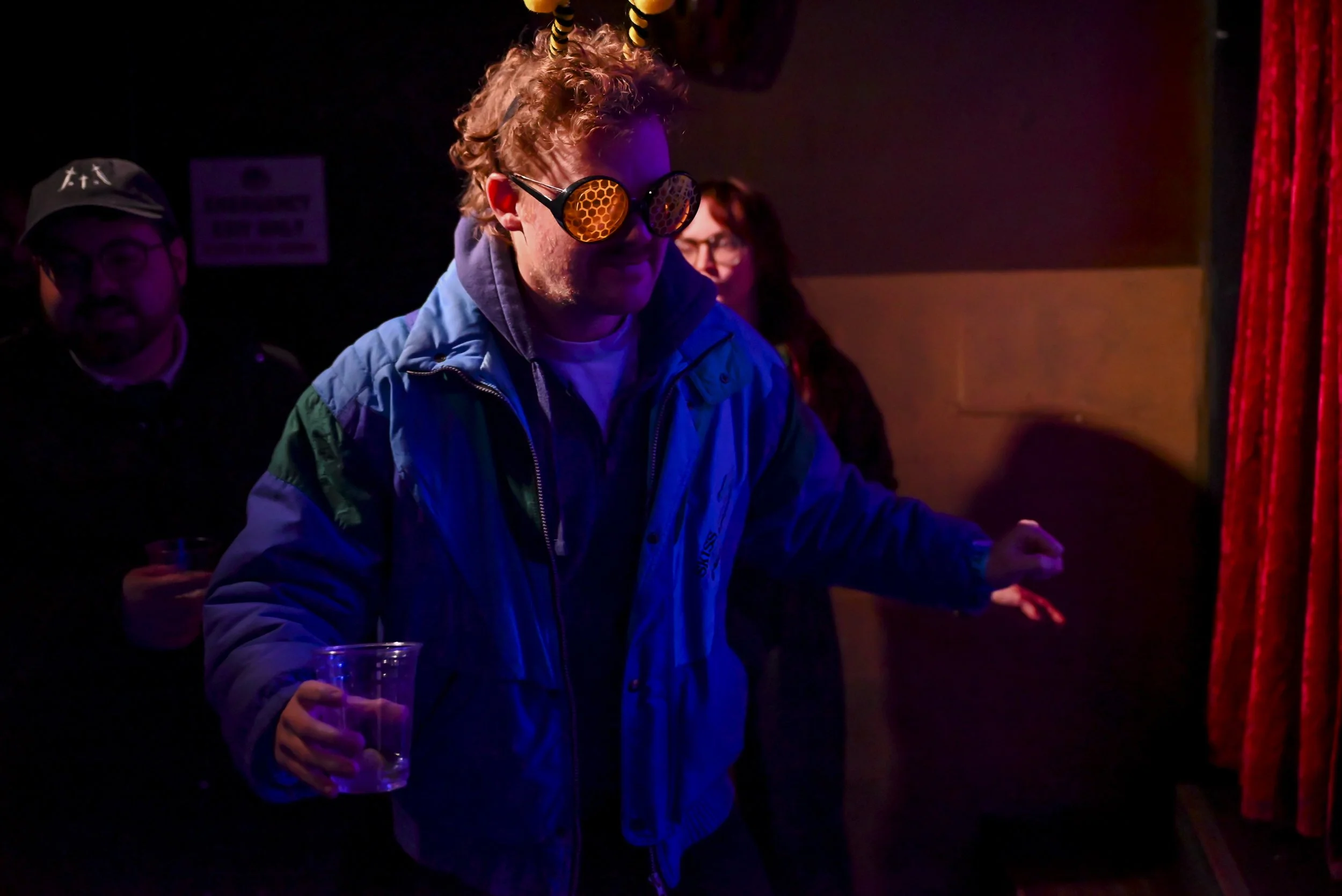 During Tea Eater at TV Eye