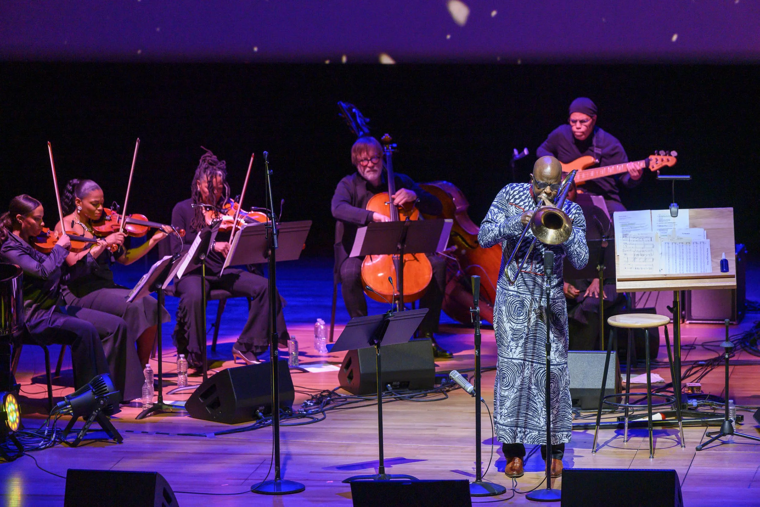Craig Harris during Contested Sites of Memory at Alice Tully Hall