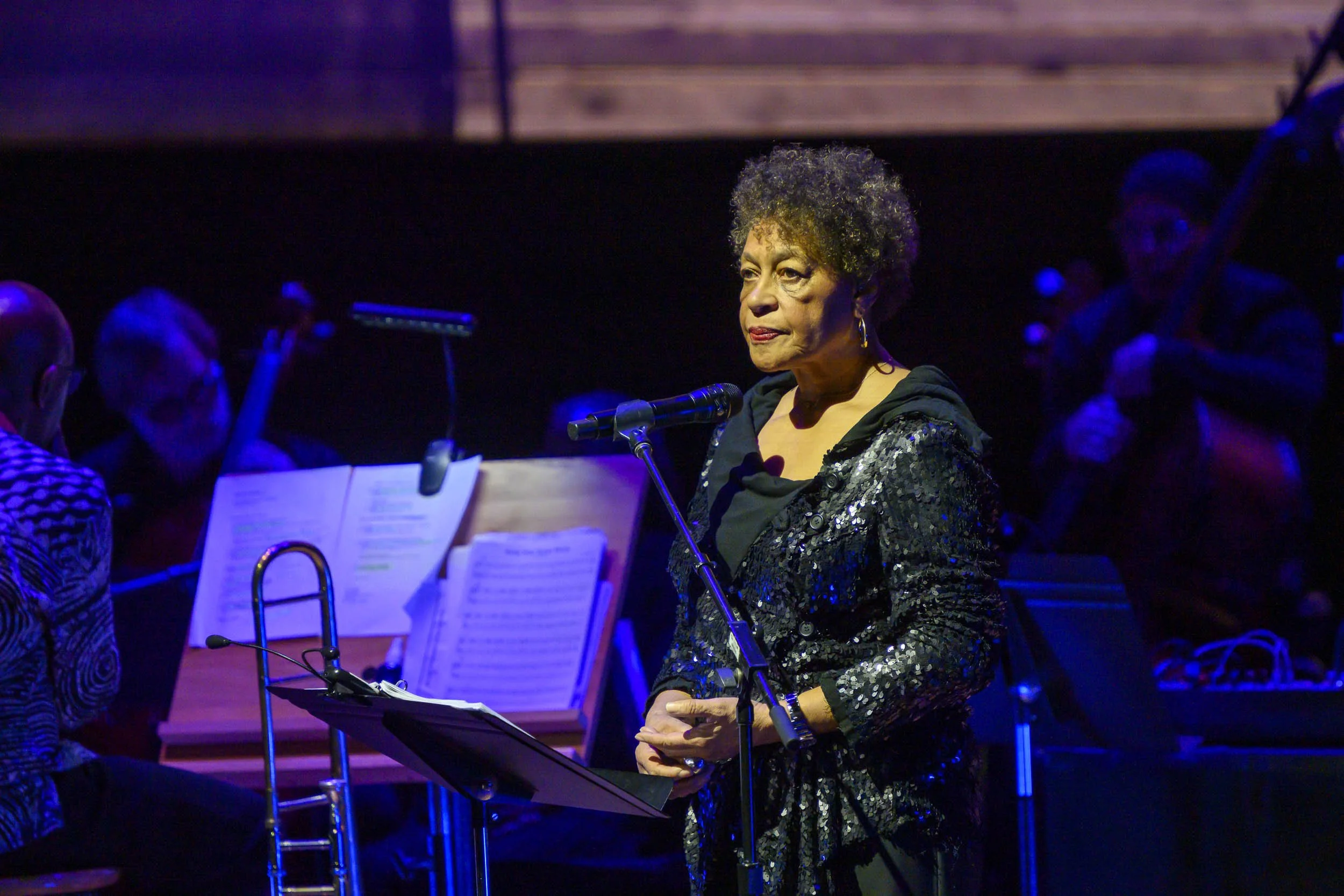 Carrie Mae Weems during Contested Sites of Memory at Alice Tully Hall