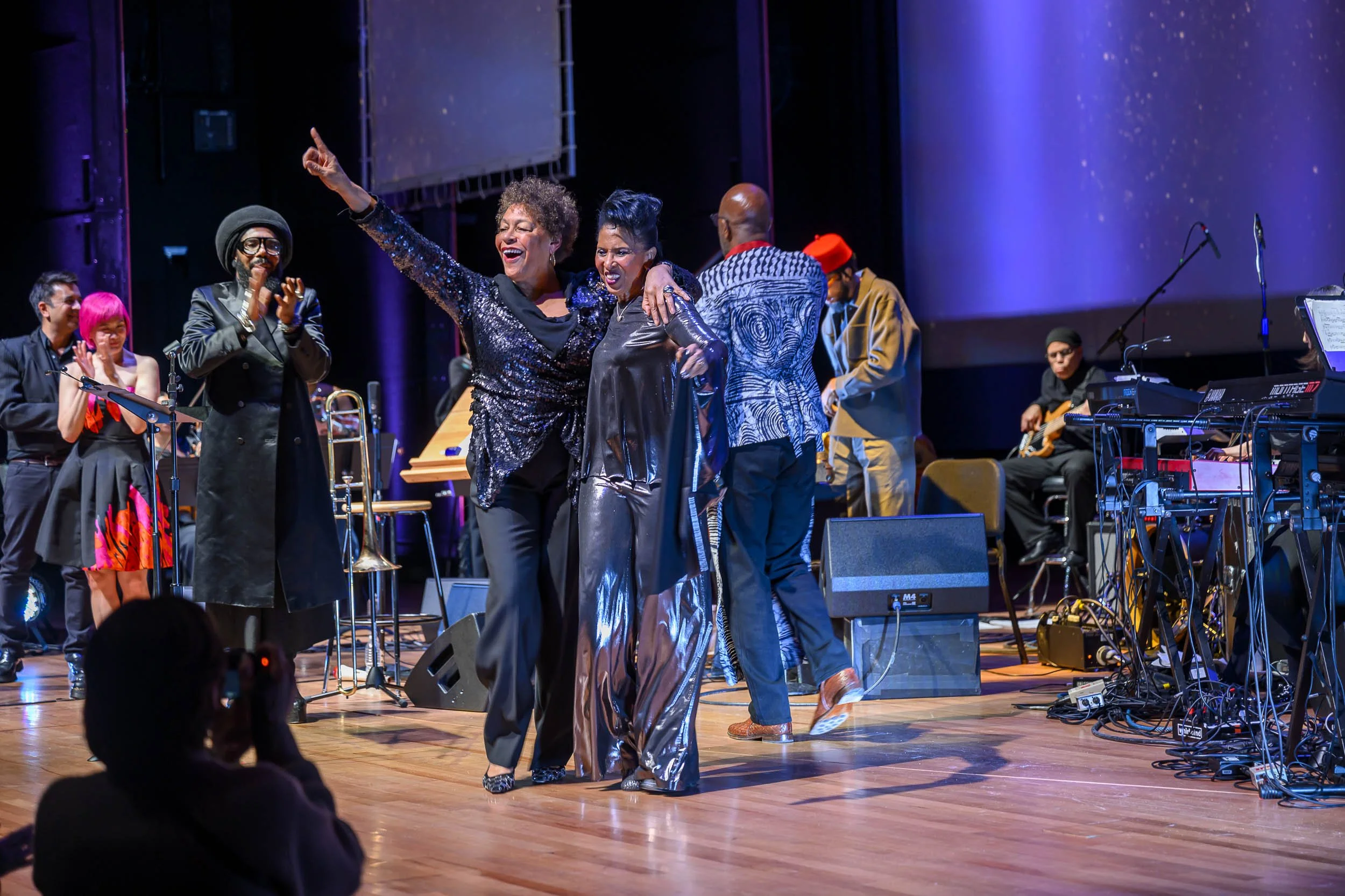 At the close of Contested Sites of Memory at Alice Tully Hall