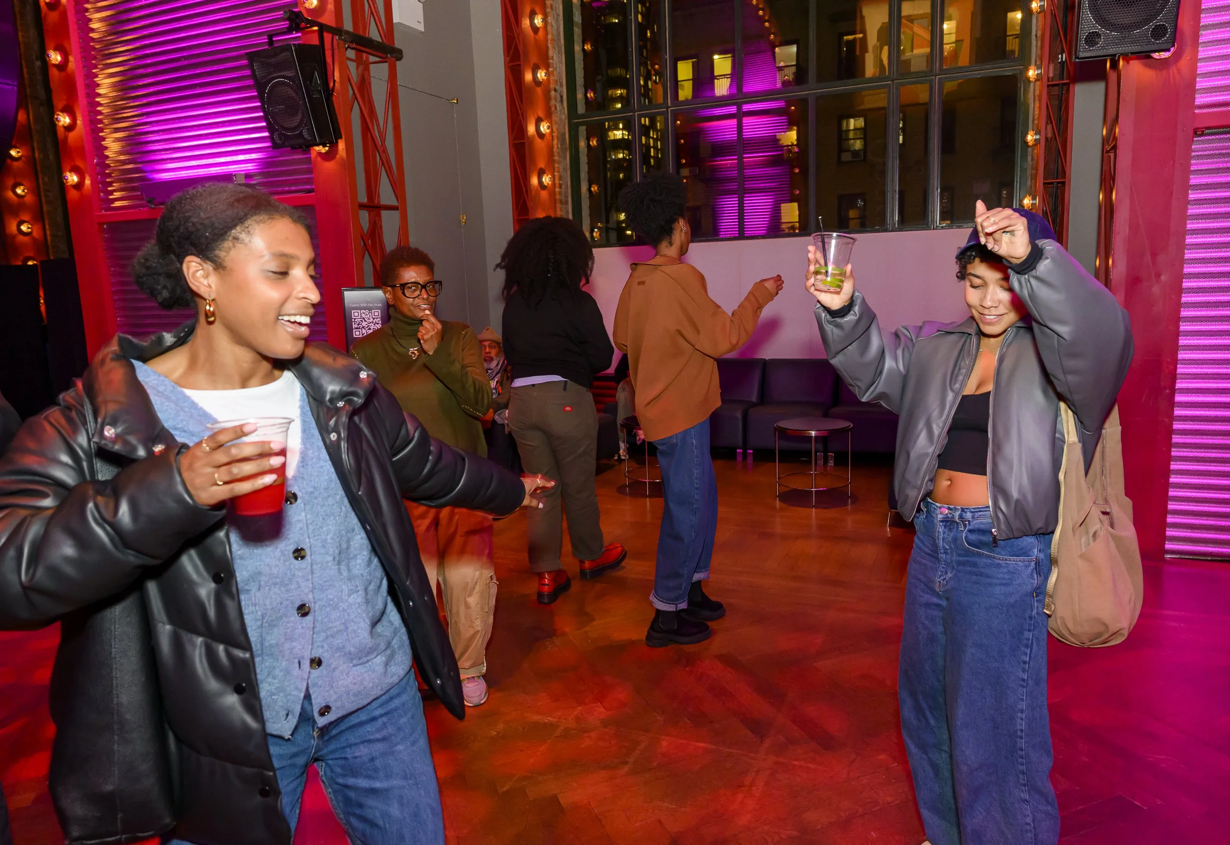 During Ayanna Heaven DJ set at The Adam Space