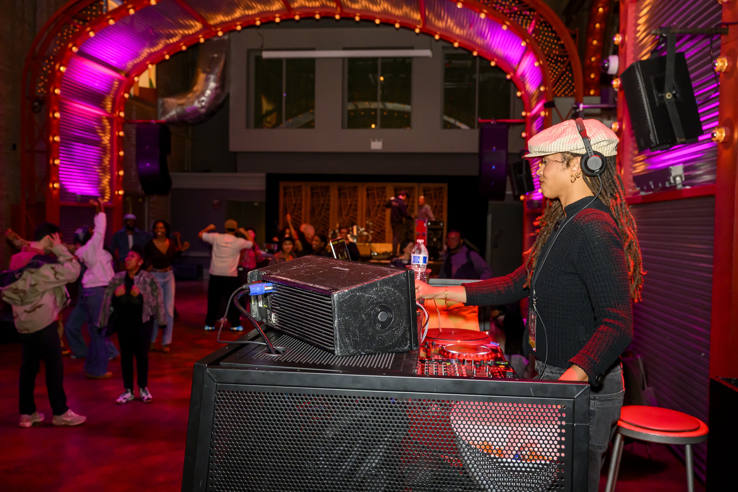 During Ayanna Heaven DJ set at The Adam Space