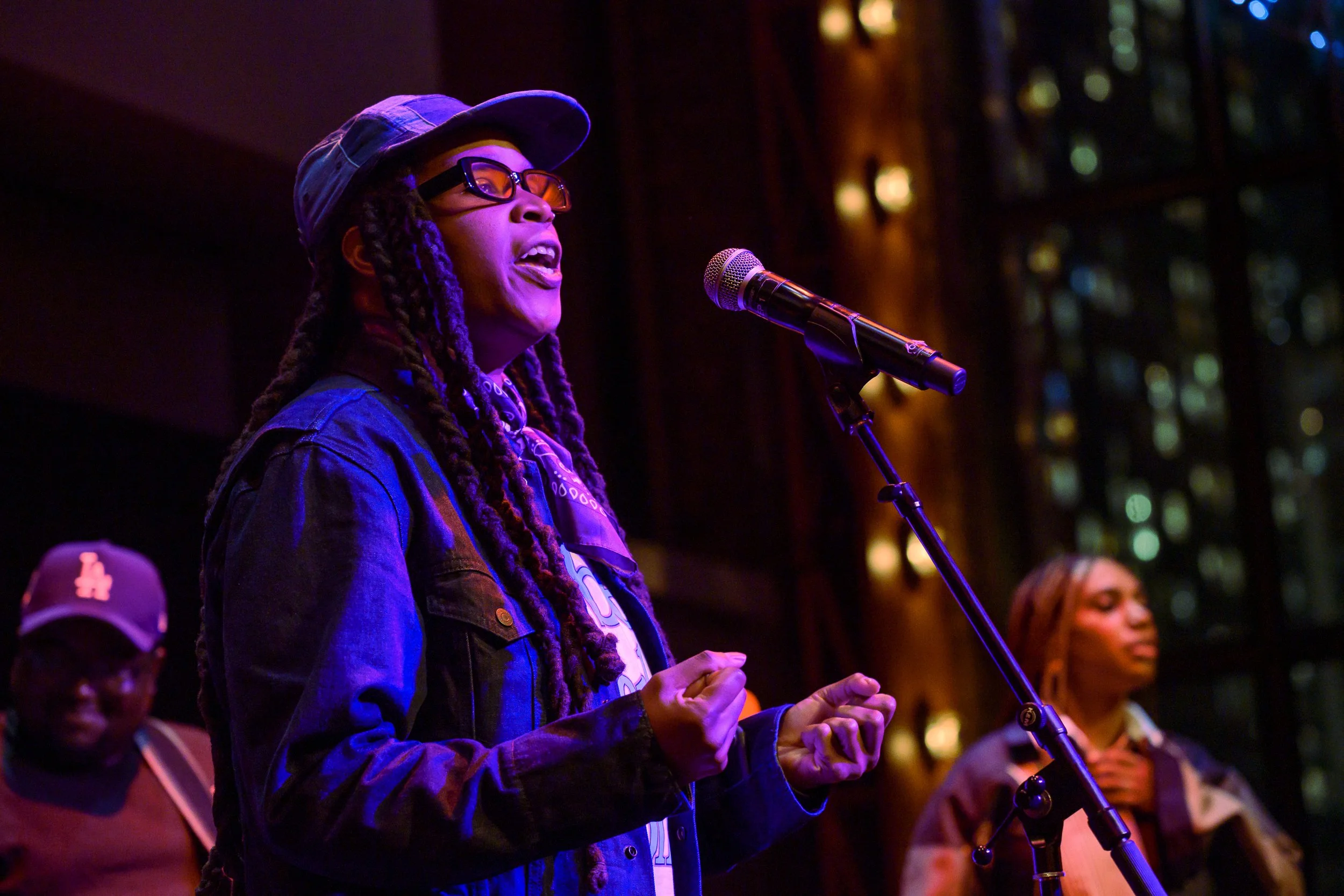 Roya Marsh with Yaya Bey at The Adam Space
