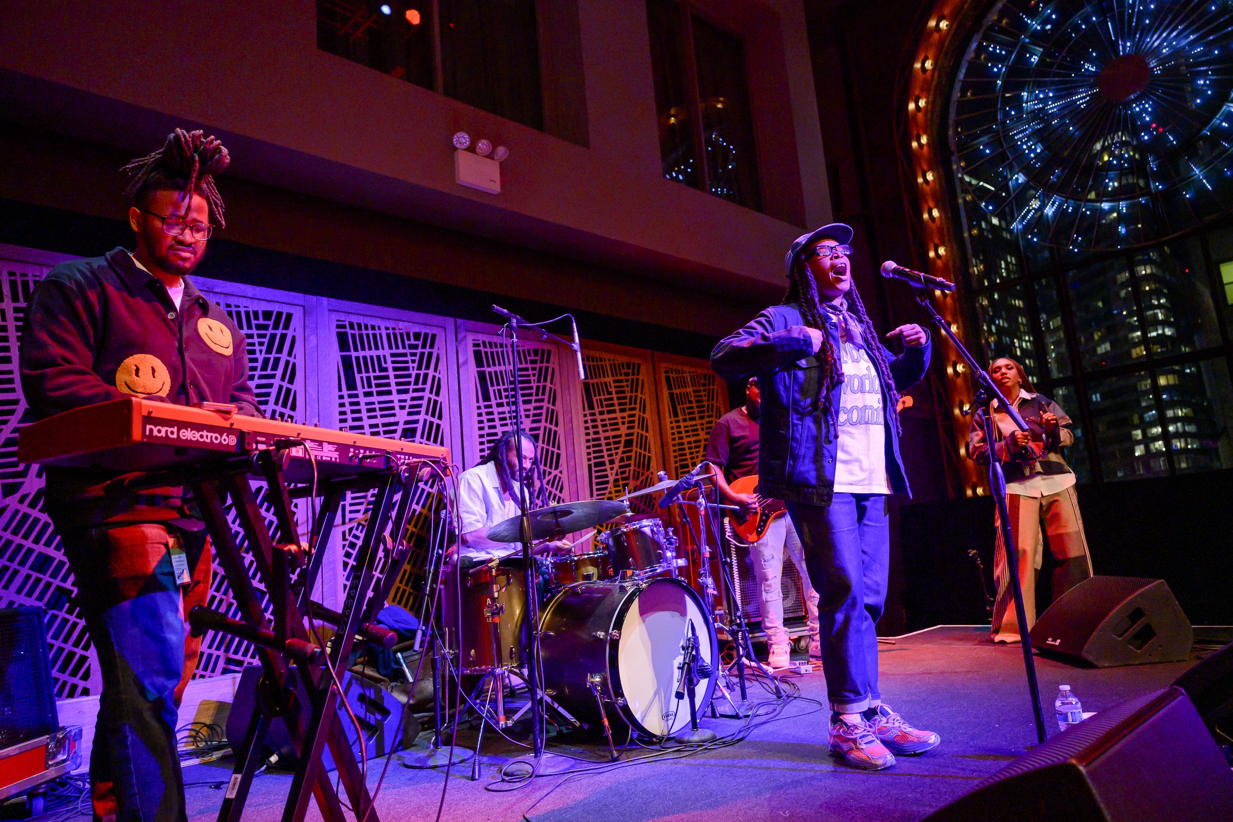 Roya Marsh with Yaya Bey at The Adam Space