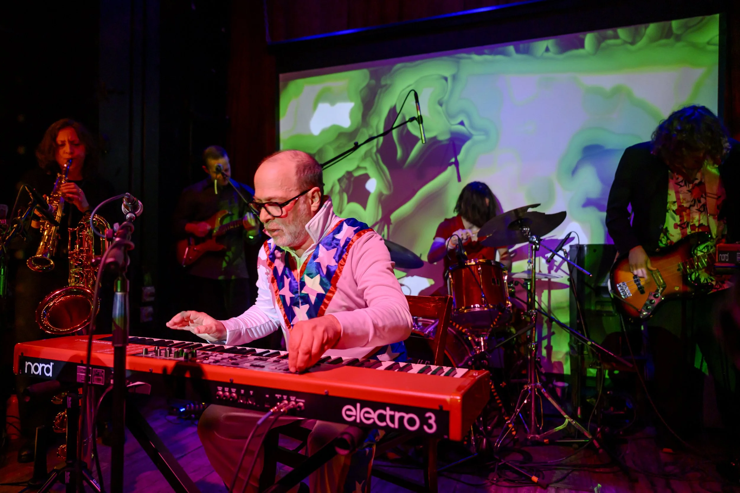 Jon Benjamin &amp; The Jazz Daredevil Band at Union Pool