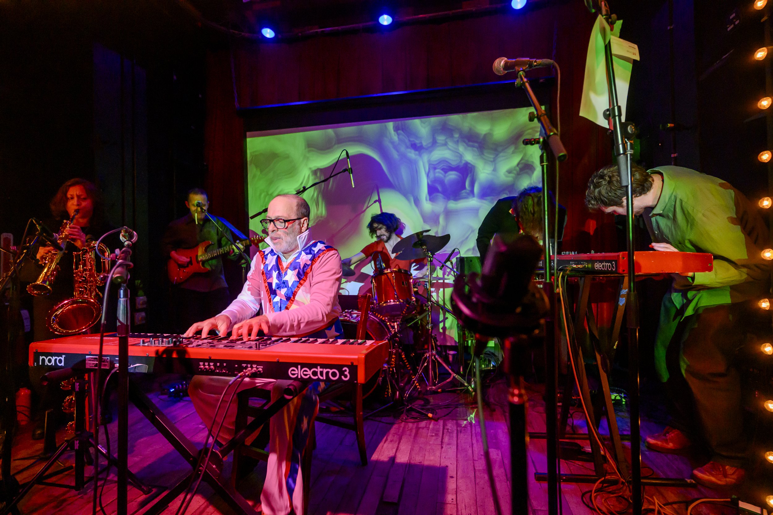 Jon Benjamin &amp; The Jazz Daredevil Band at Union Pool