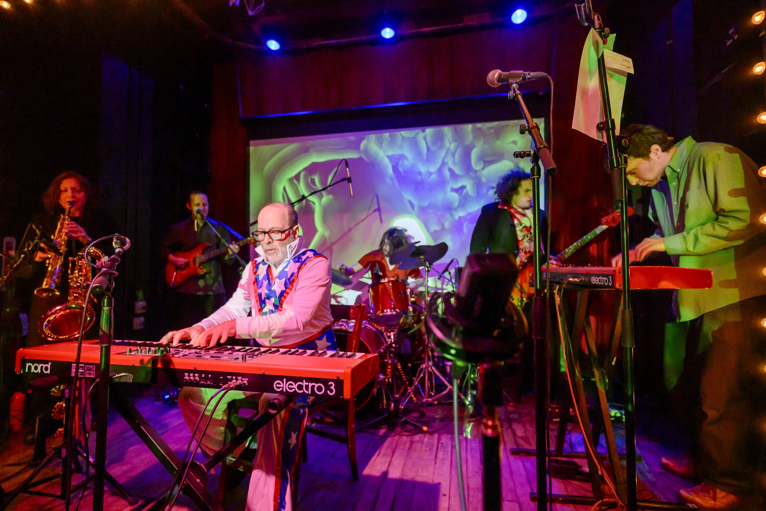 Jon Benjamin &amp; The Jazz Daredevil Band at Union Pool