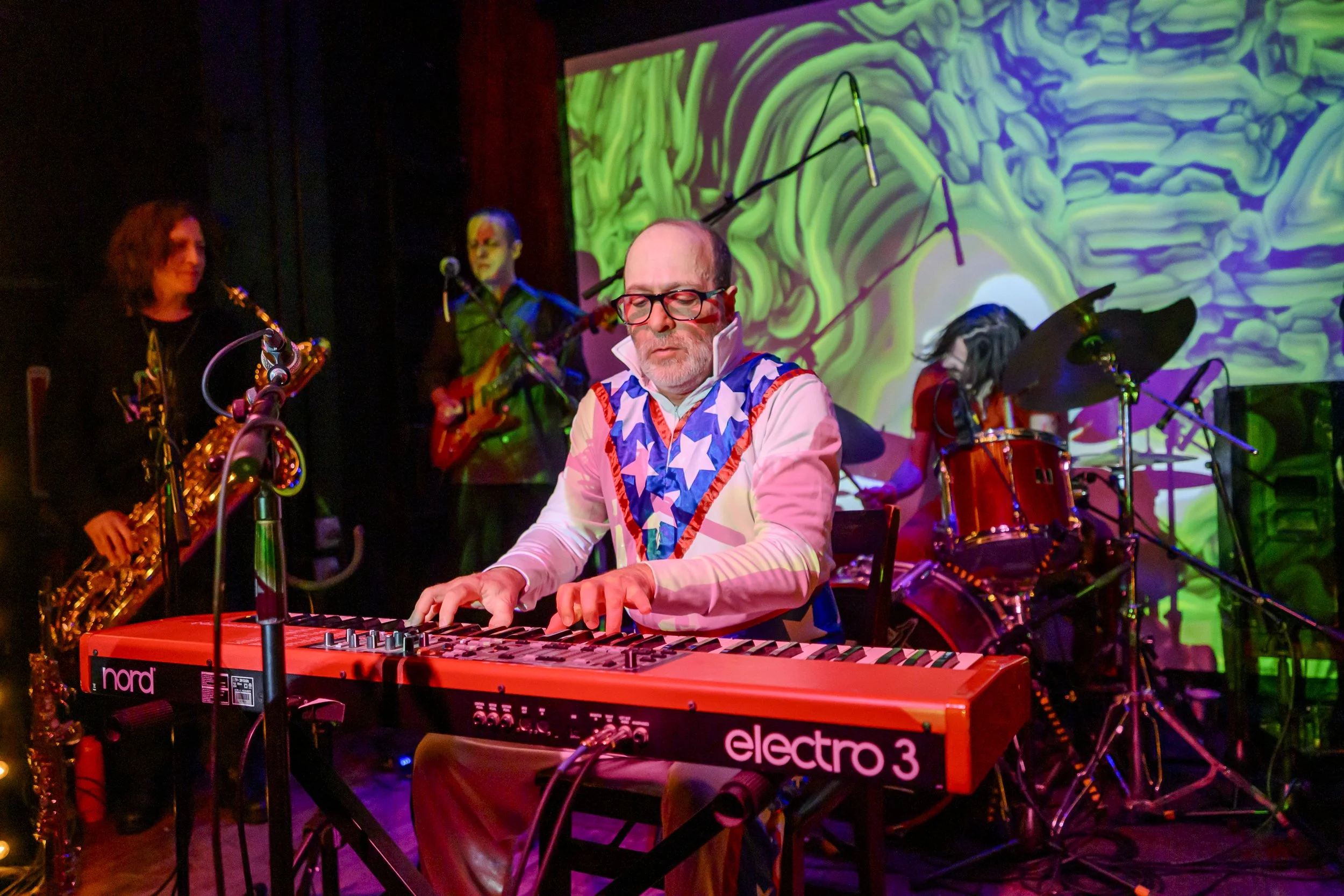 Jon Benjamin &amp; The Jazz Daredevil Band at Union Pool