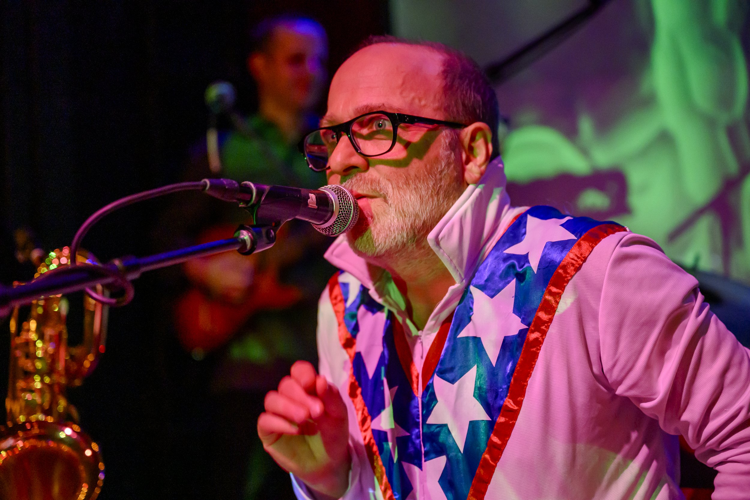 Jon Benjamin &amp; The Jazz Daredevil Band at Union Pool