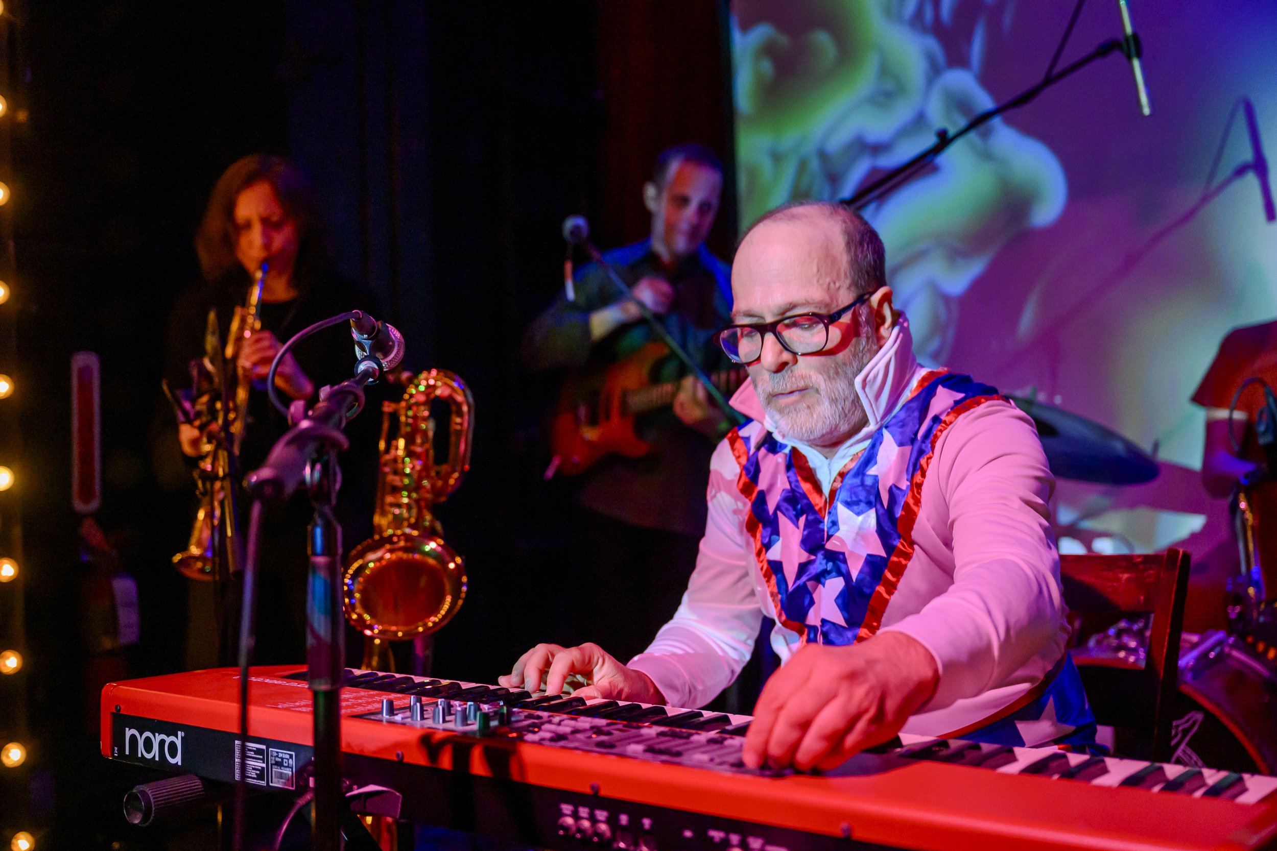 Jon Benjamin &amp; The Jazz Daredevil Band at Union Pool