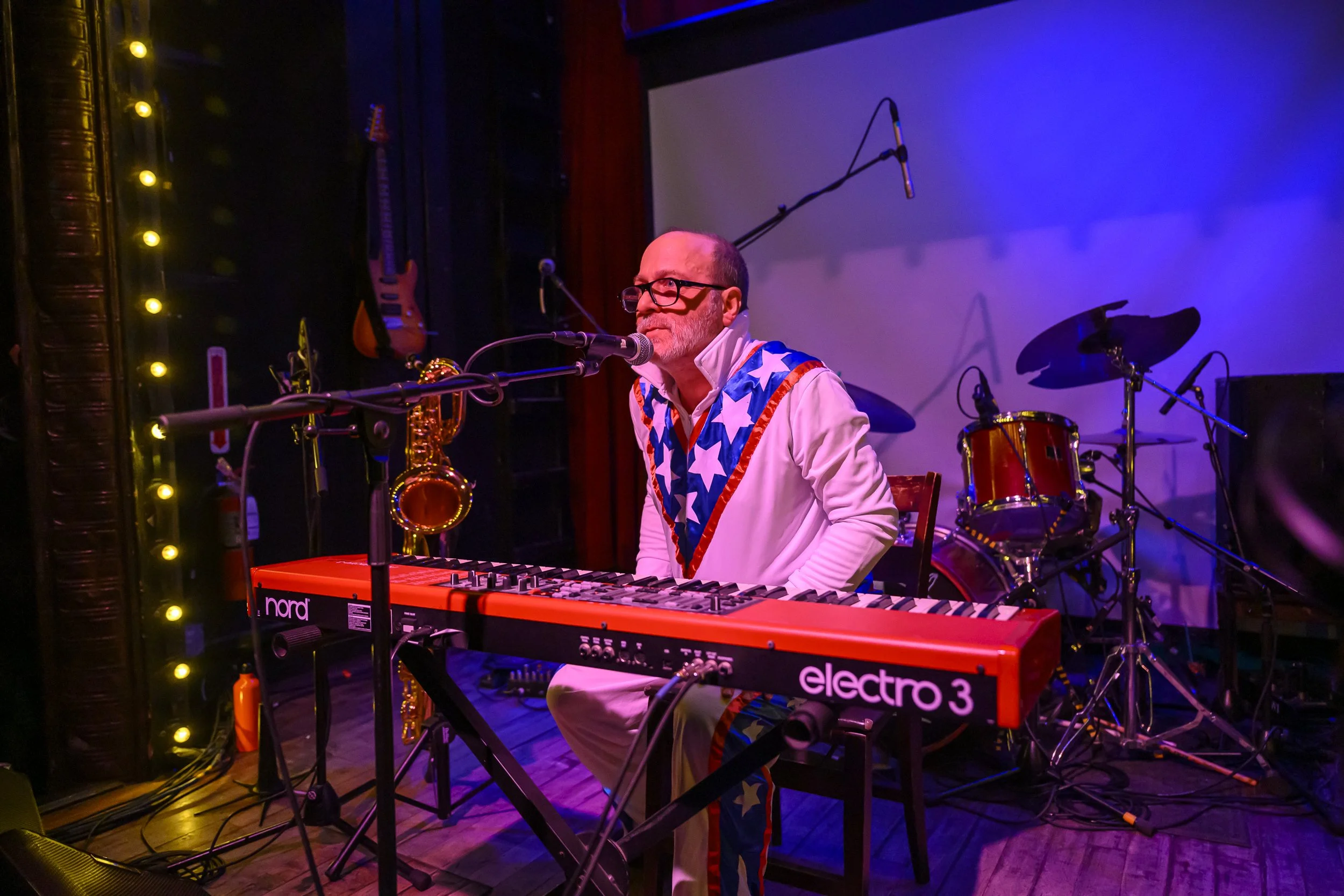 Jon Benjamin &amp; The Jazz Daredevil Band at Union Pool