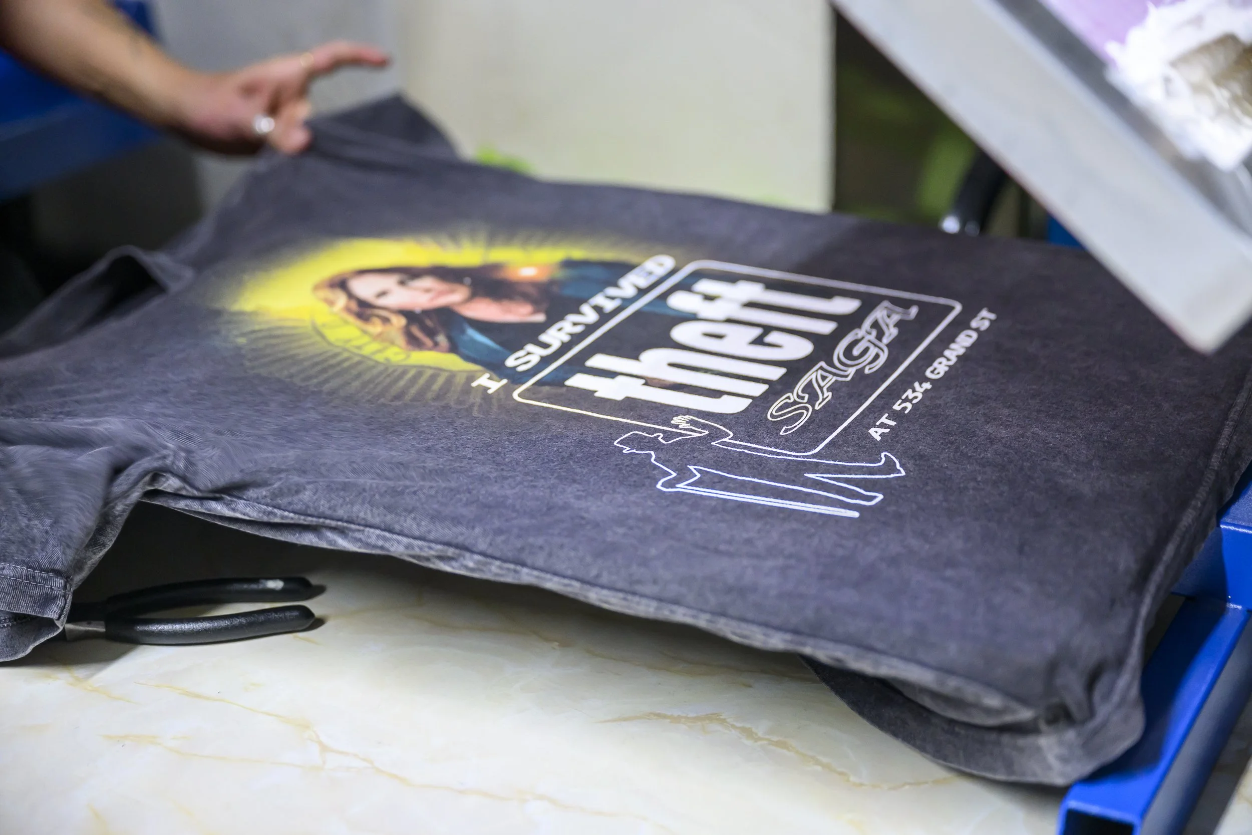 Another used a "Law &amp; Order: Special Victims Unit" t-shirt