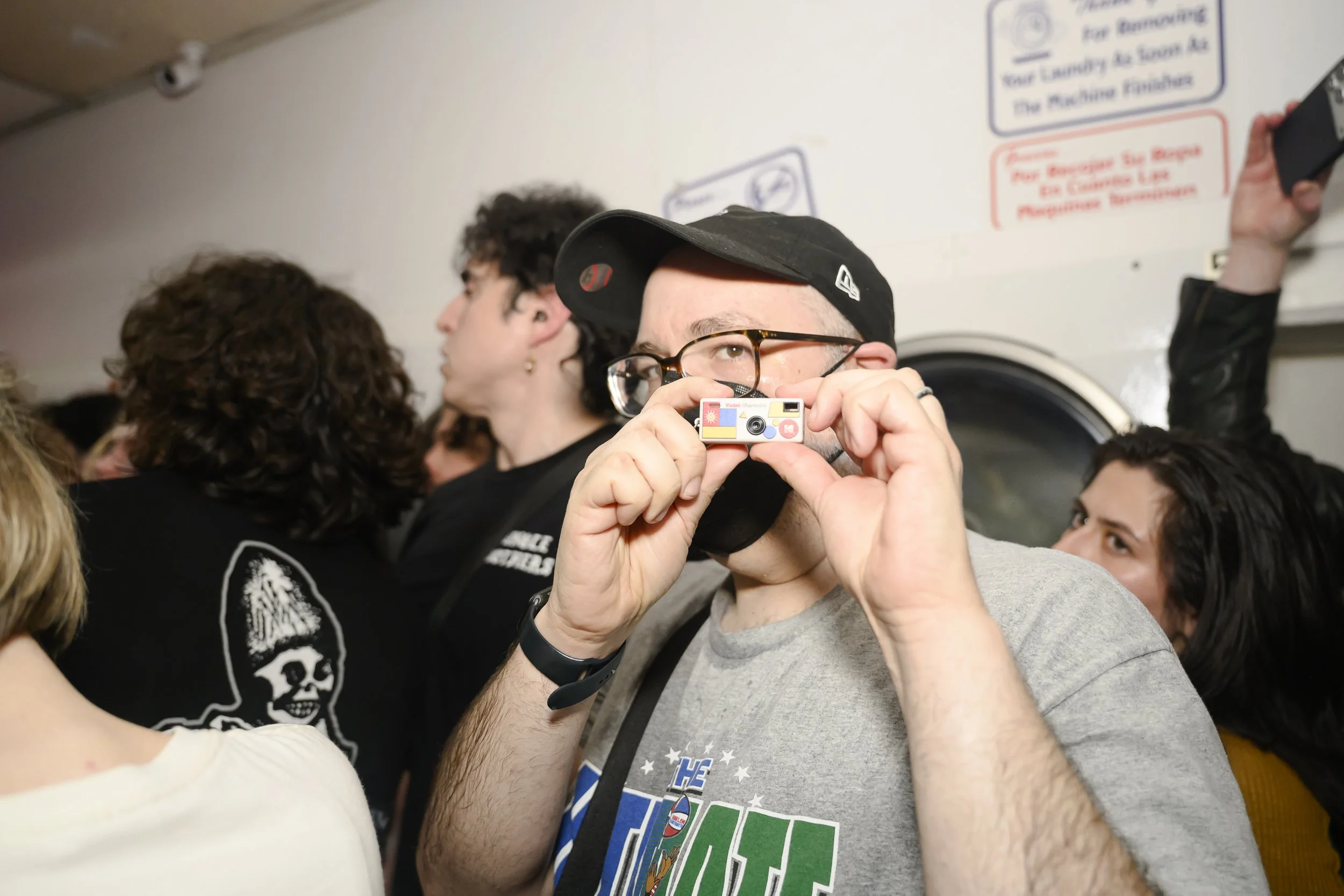 Eric during Lip Critic at Yong Xin Tan Laundromat
