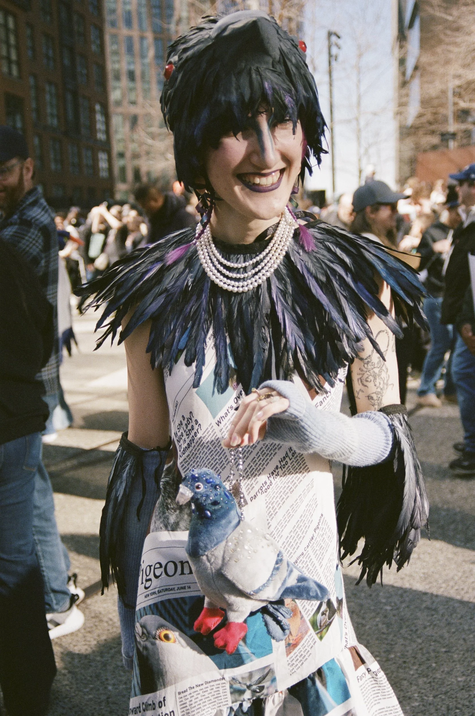 Carrie Beakshaw, another Pigeon Impersonation Pageant contestant