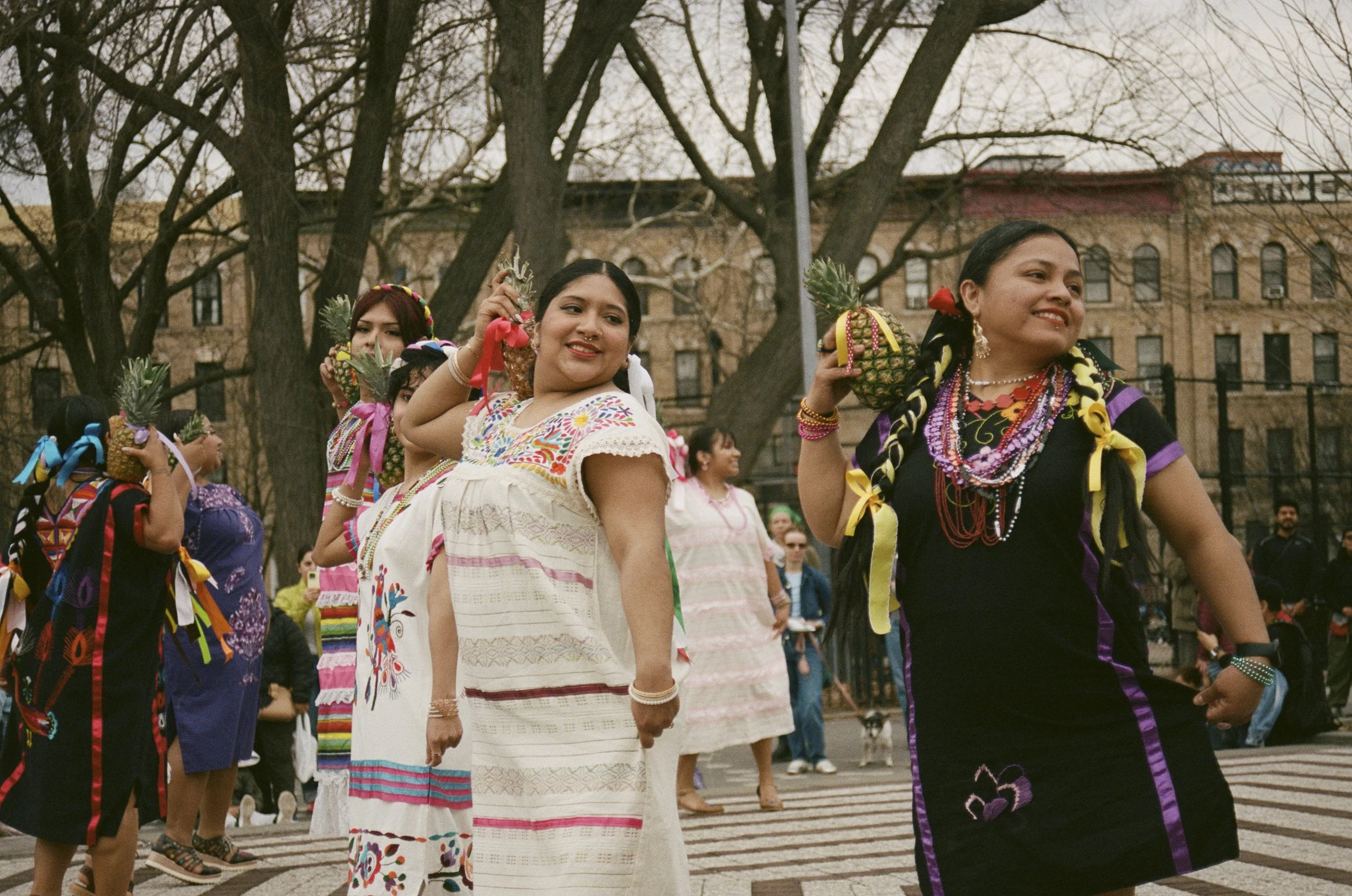 Atl Tlachinolli during 2026 Women's Strike NYC Fest 