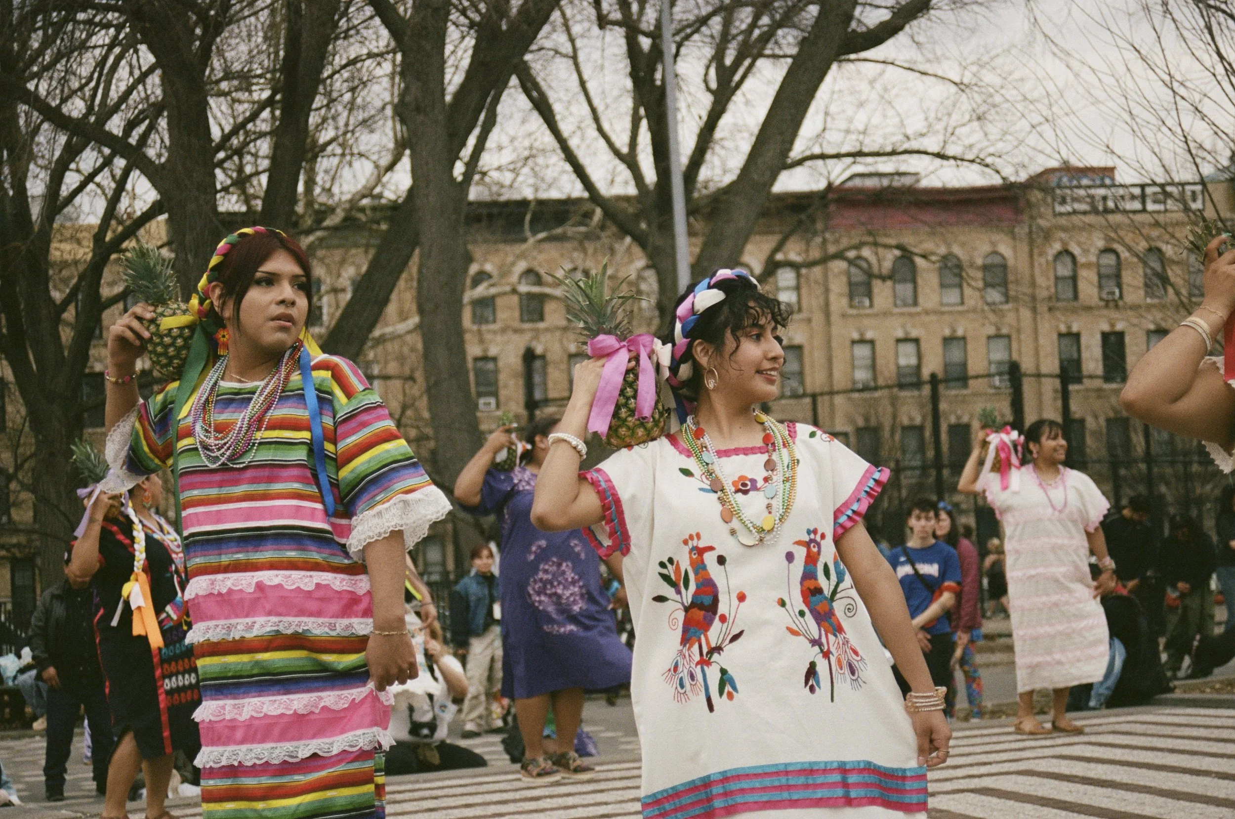 Atl Tlachinolli during 2026 Women's Strike NYC Fest 