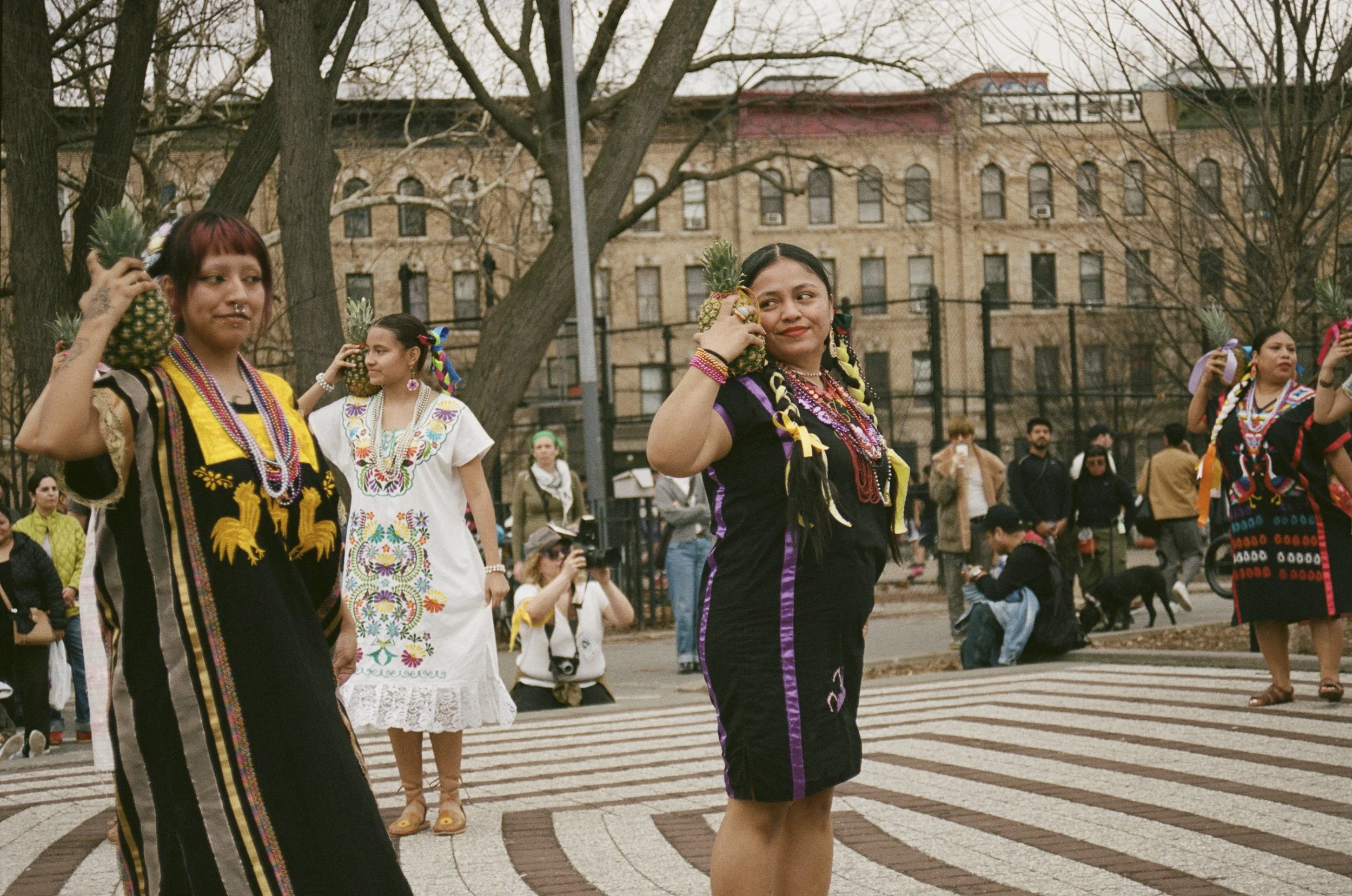 Atl Tlachinolli during 2026 Women's Strike NYC Fest 