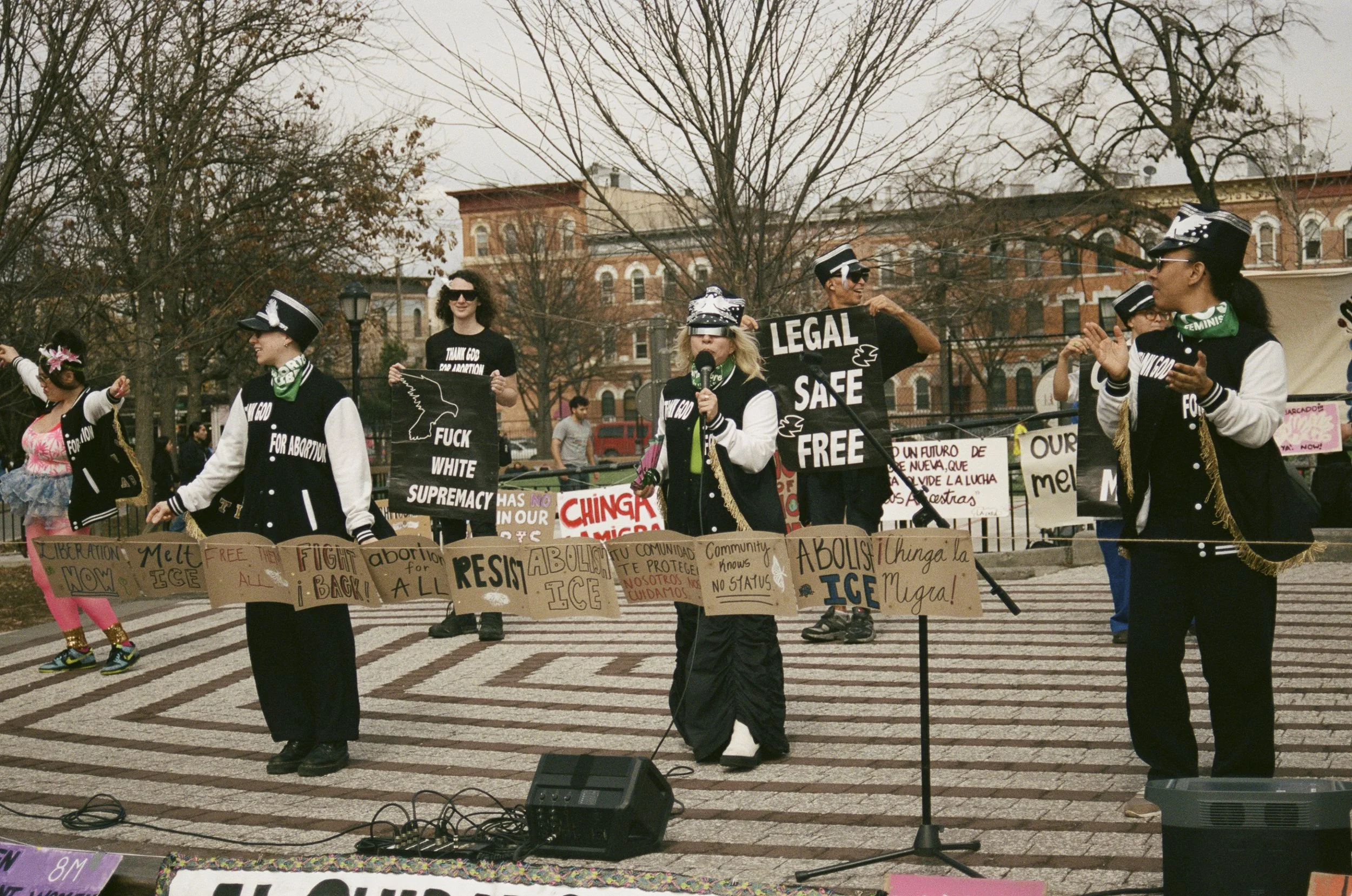 Thank God for Abortion during 2026 Women's Strike NYC Fest 