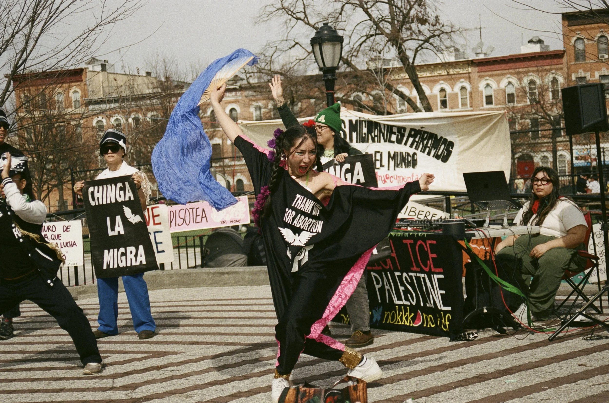 Thank God for Abortion during 2026 Women's Strike NYC Fest 
