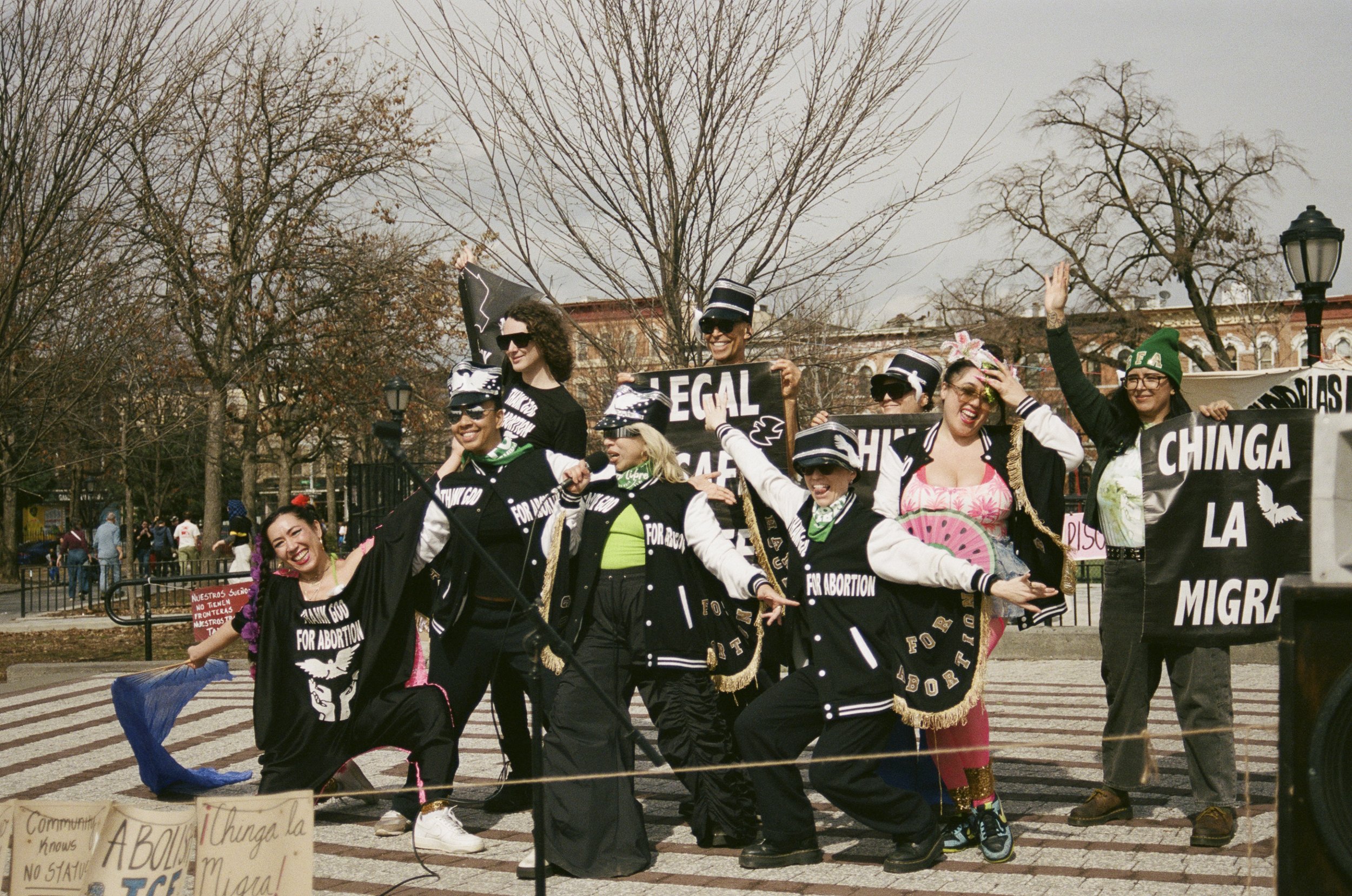 Thank God for Abortion during 2026 Women's Strike NYC Fest 