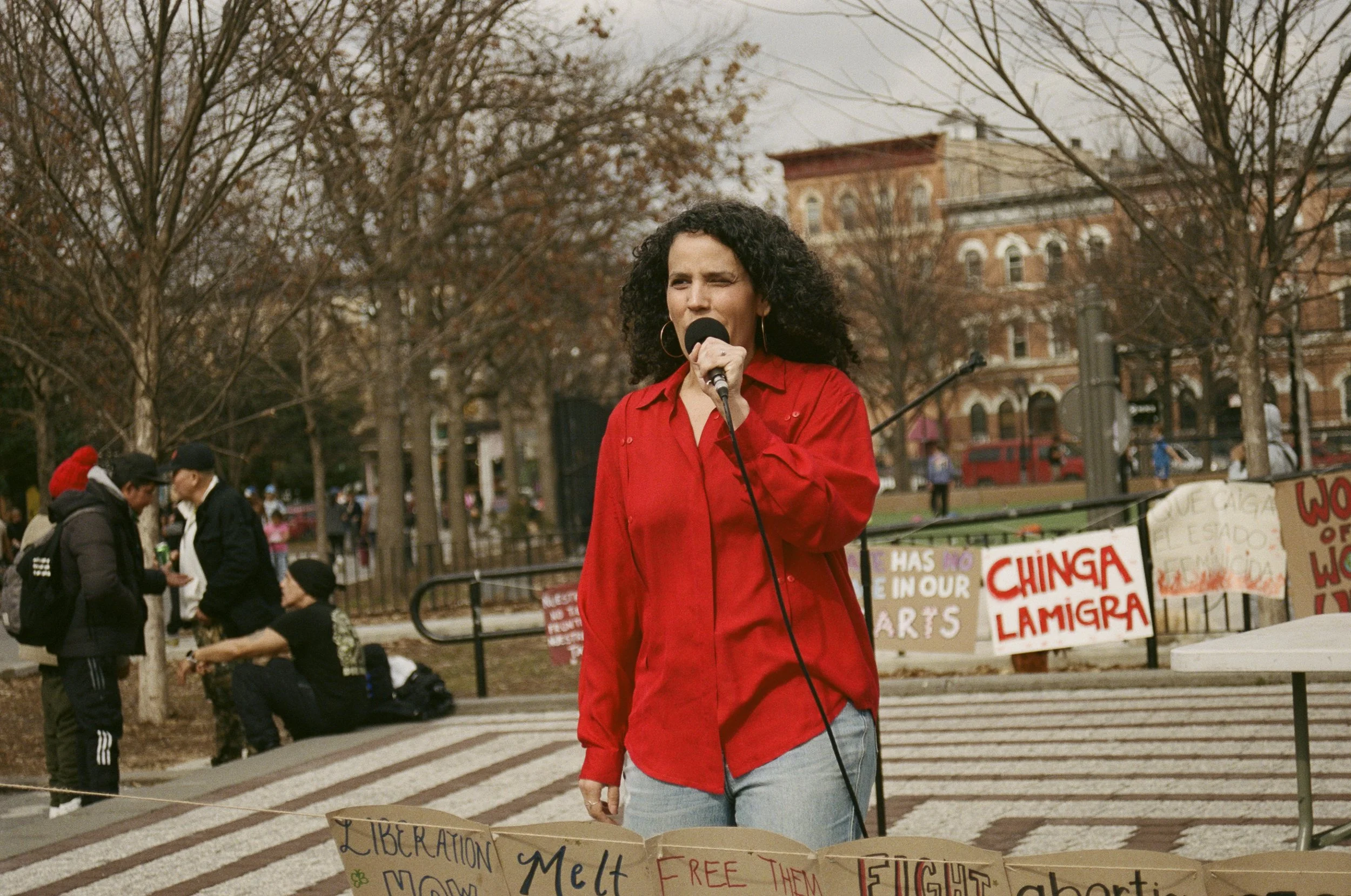 Xenia Rubinos during 2026 Women's Strike NYC Fest 