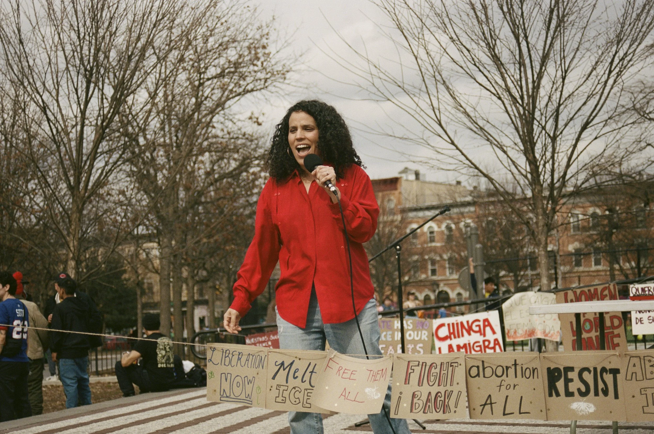 Xenia Rubinos during 2026 Women's Strike NYC Fest 