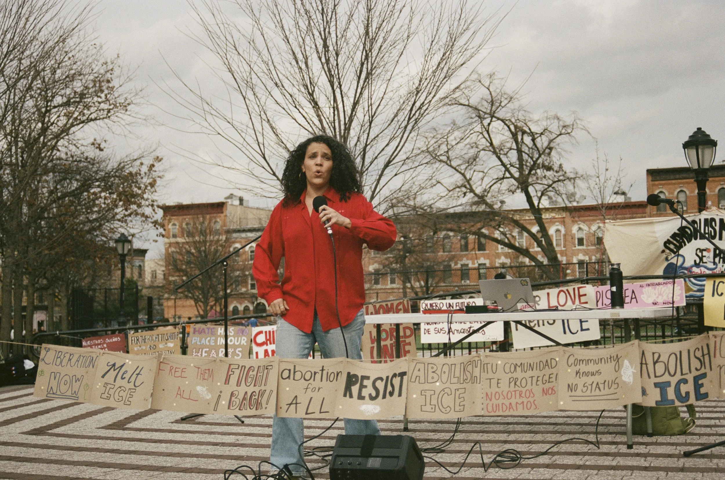 Xenia Rubinos during 2026 Women's Strike NYC Fest 