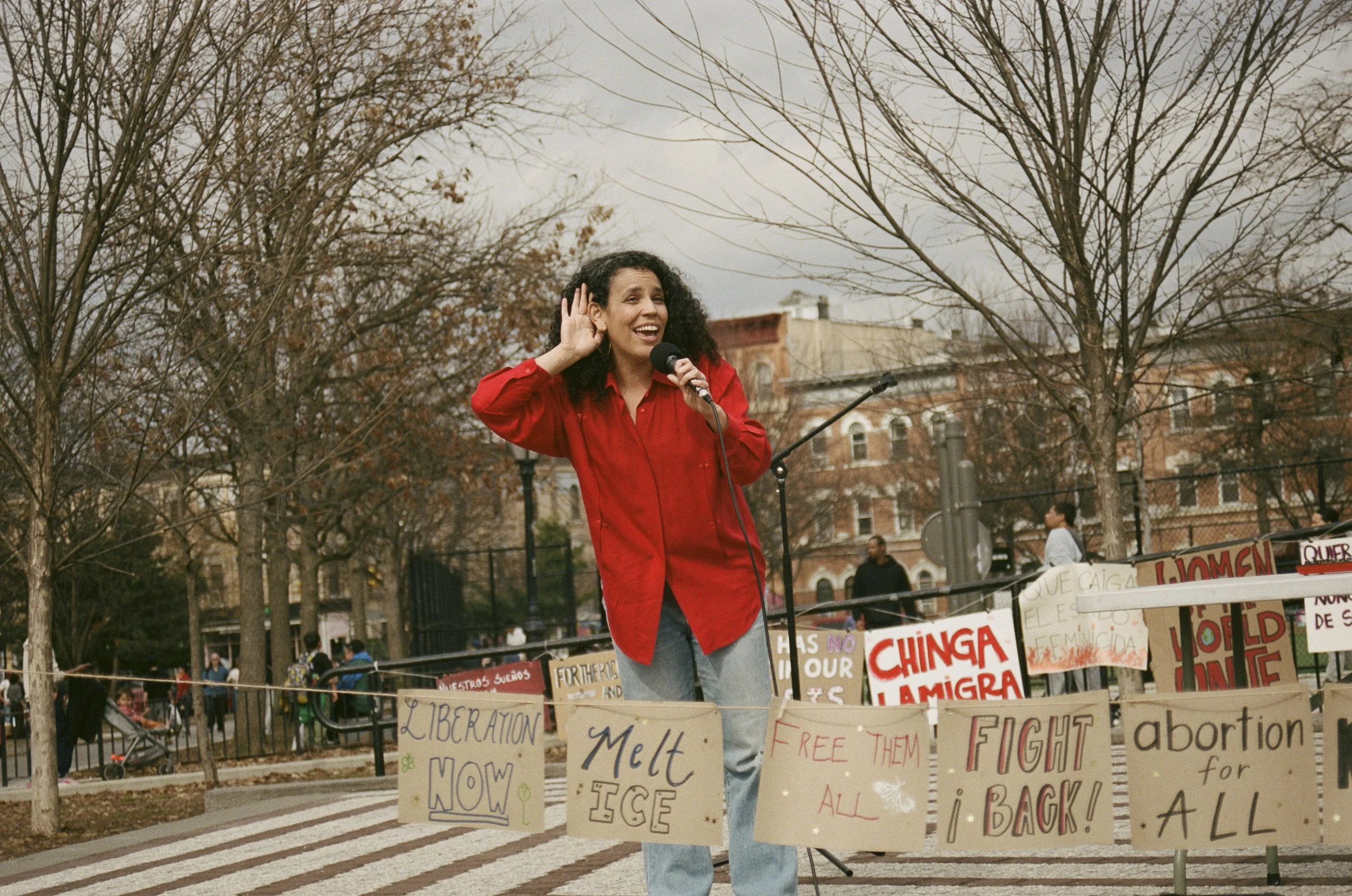 Xenia Rubinos during 2026 Women's Strike NYC Fest 