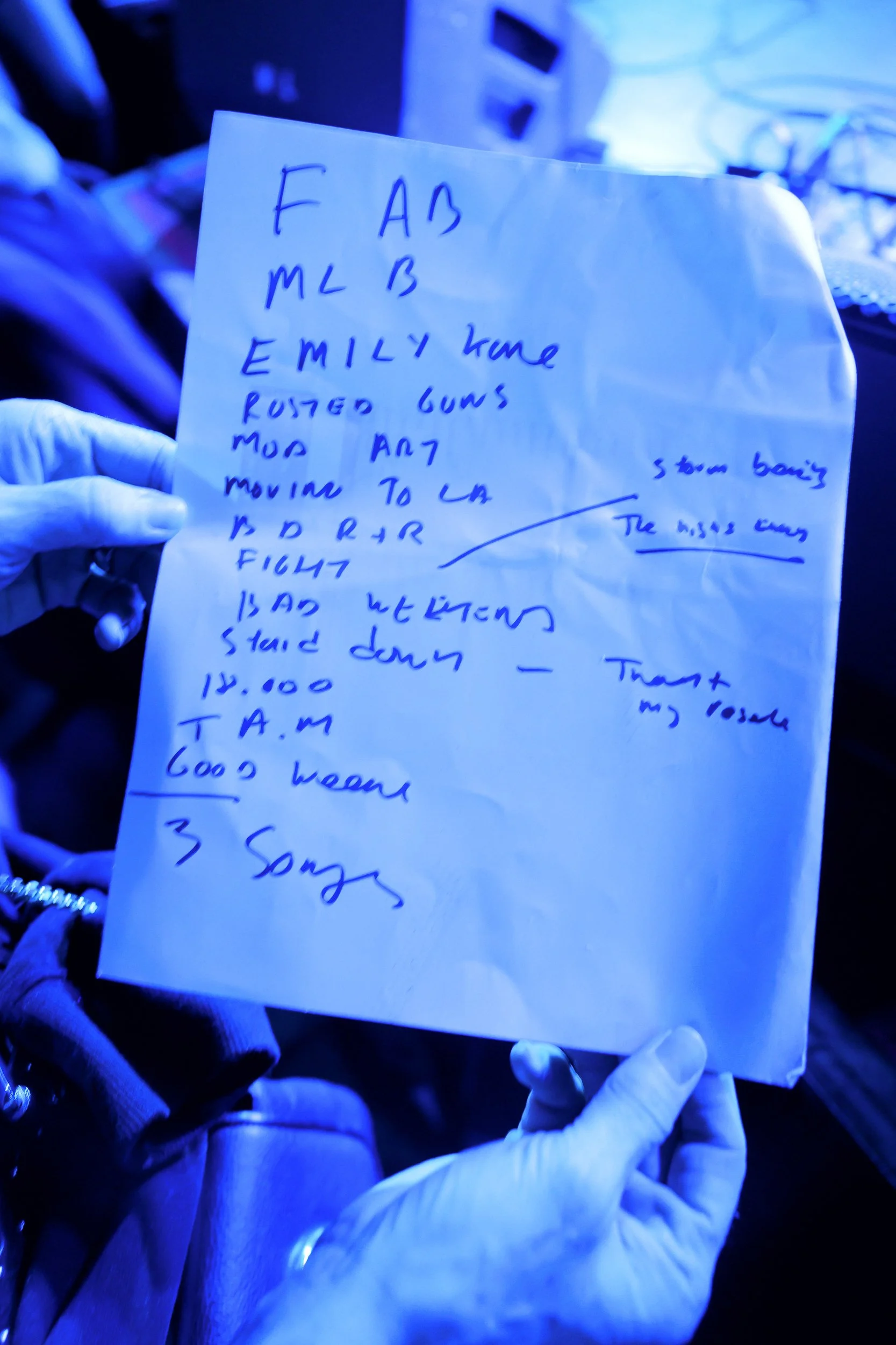 Art Brut at Mercury Lounge setlist