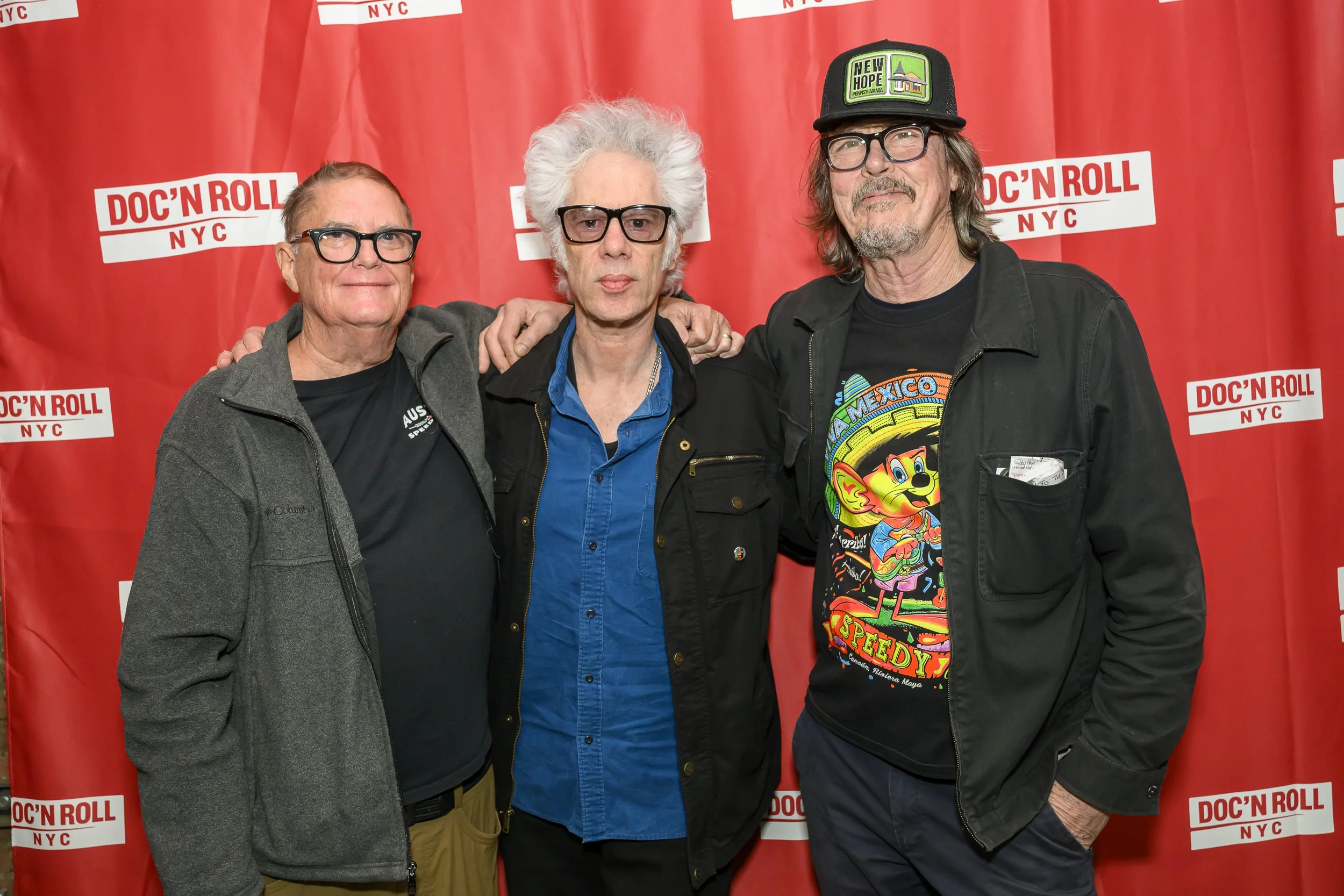 Paul Leary, Jim Jarmusch, and Gibby Haynes
