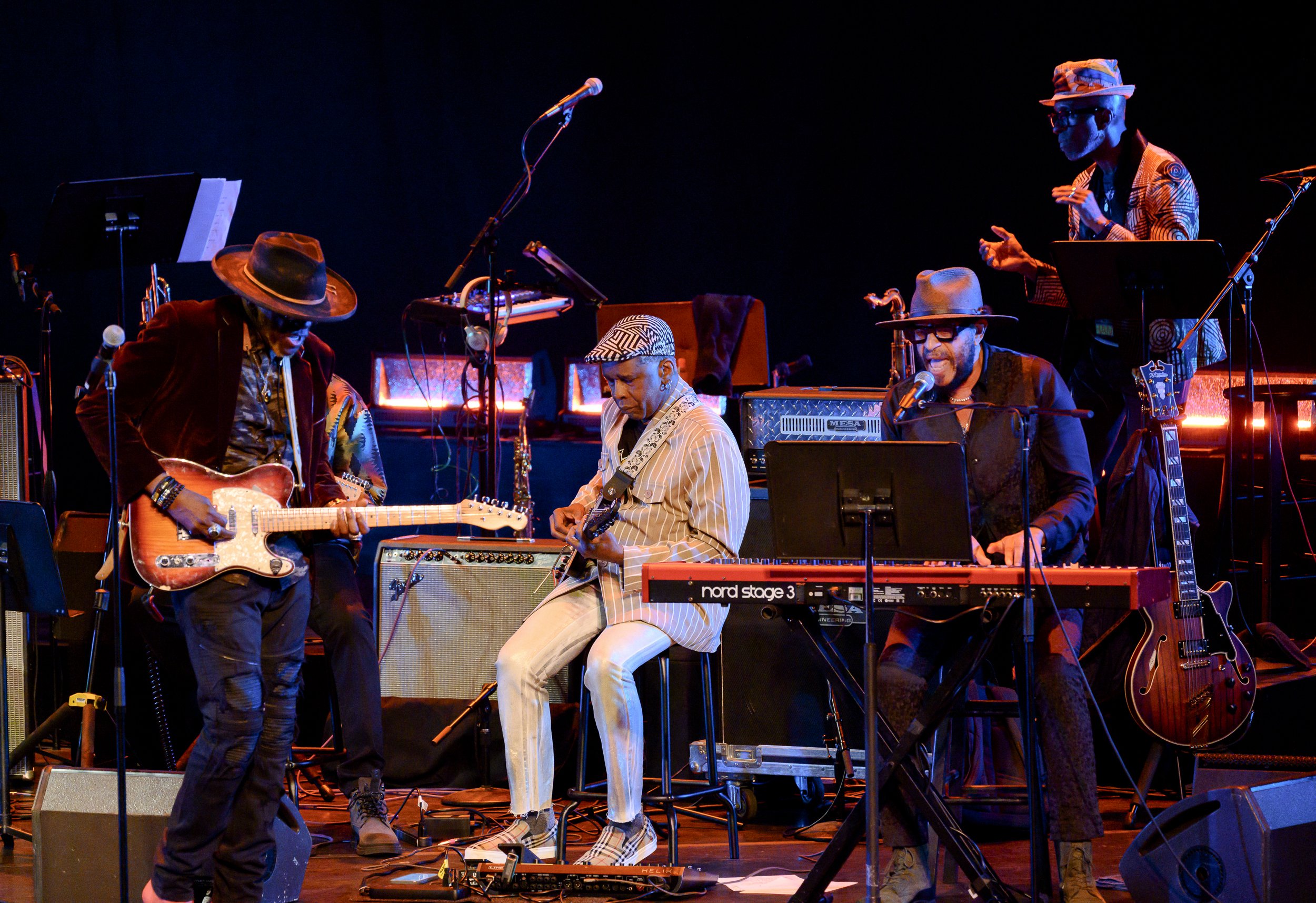 V. Jeffrey Smith, Vernon Reid, and Peter Lord during Stevie: A Life in the Key of Songs