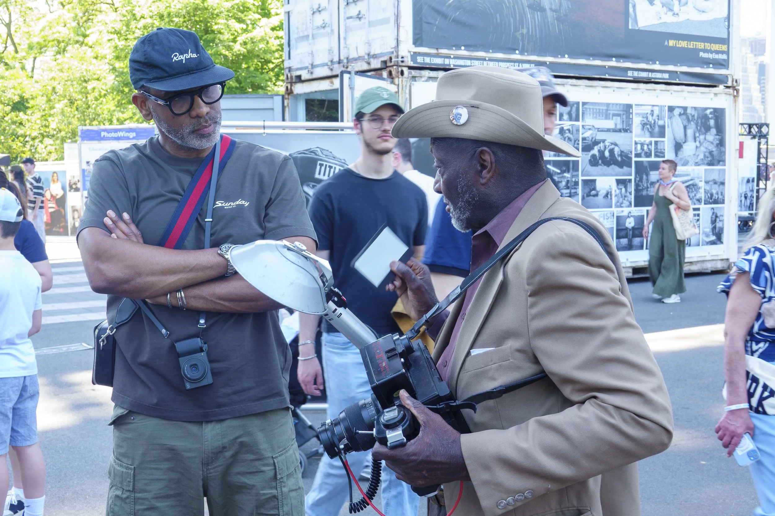 Louis Mendes at Photoville on Sunday, May 17, 2026