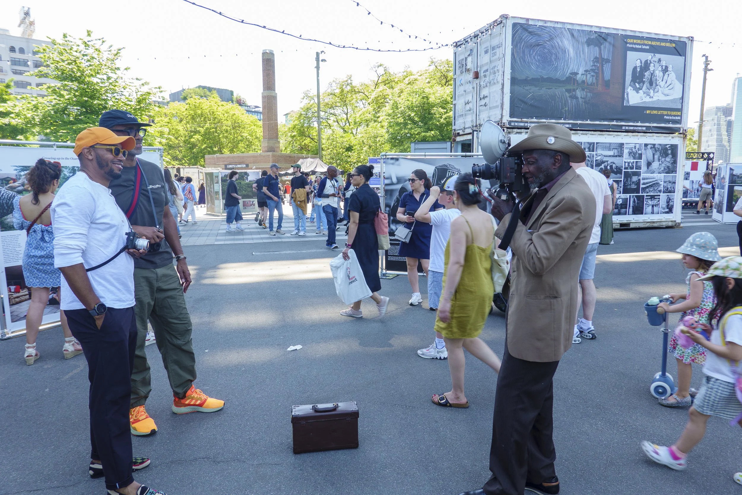 Louis Mendes at Photoville on Sunday, May 17, 2026