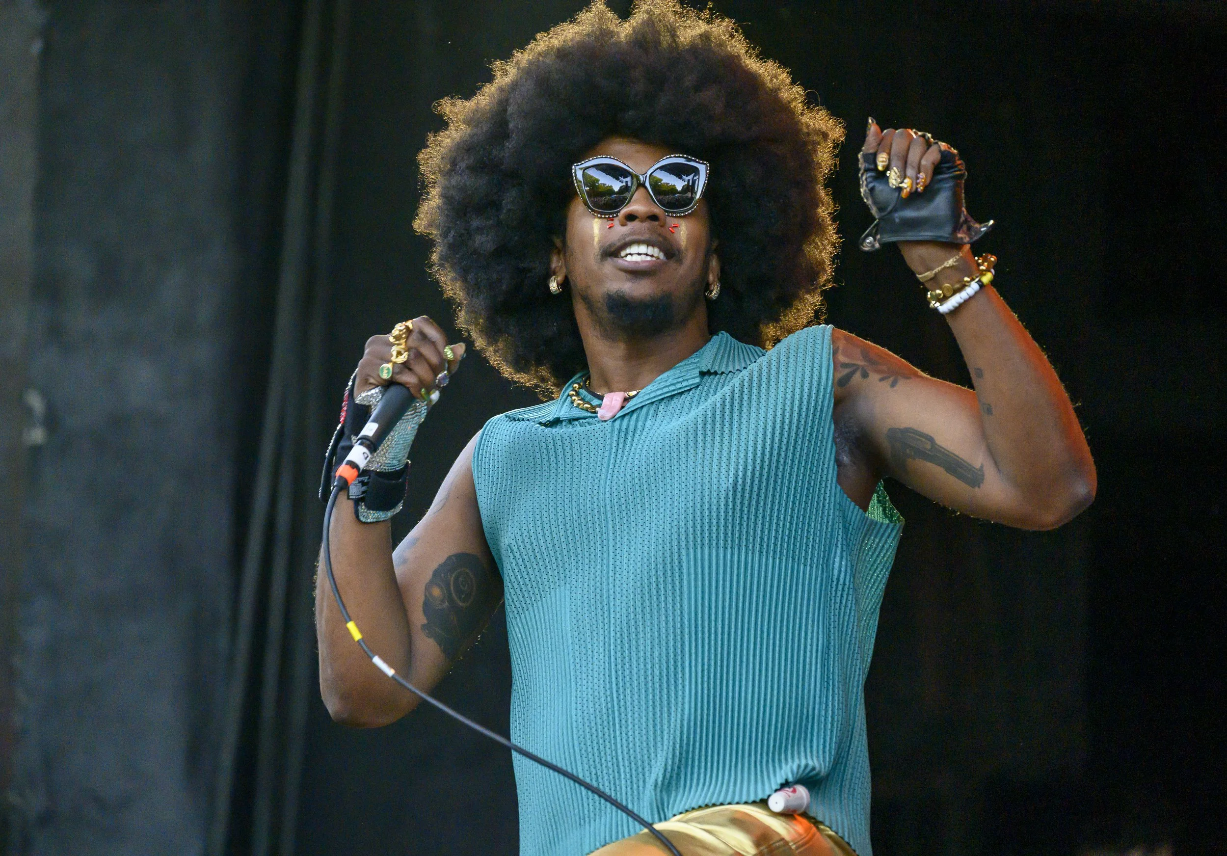 Trinidad James with Leon Knight at BRIC Celebrate Brooklyn!
