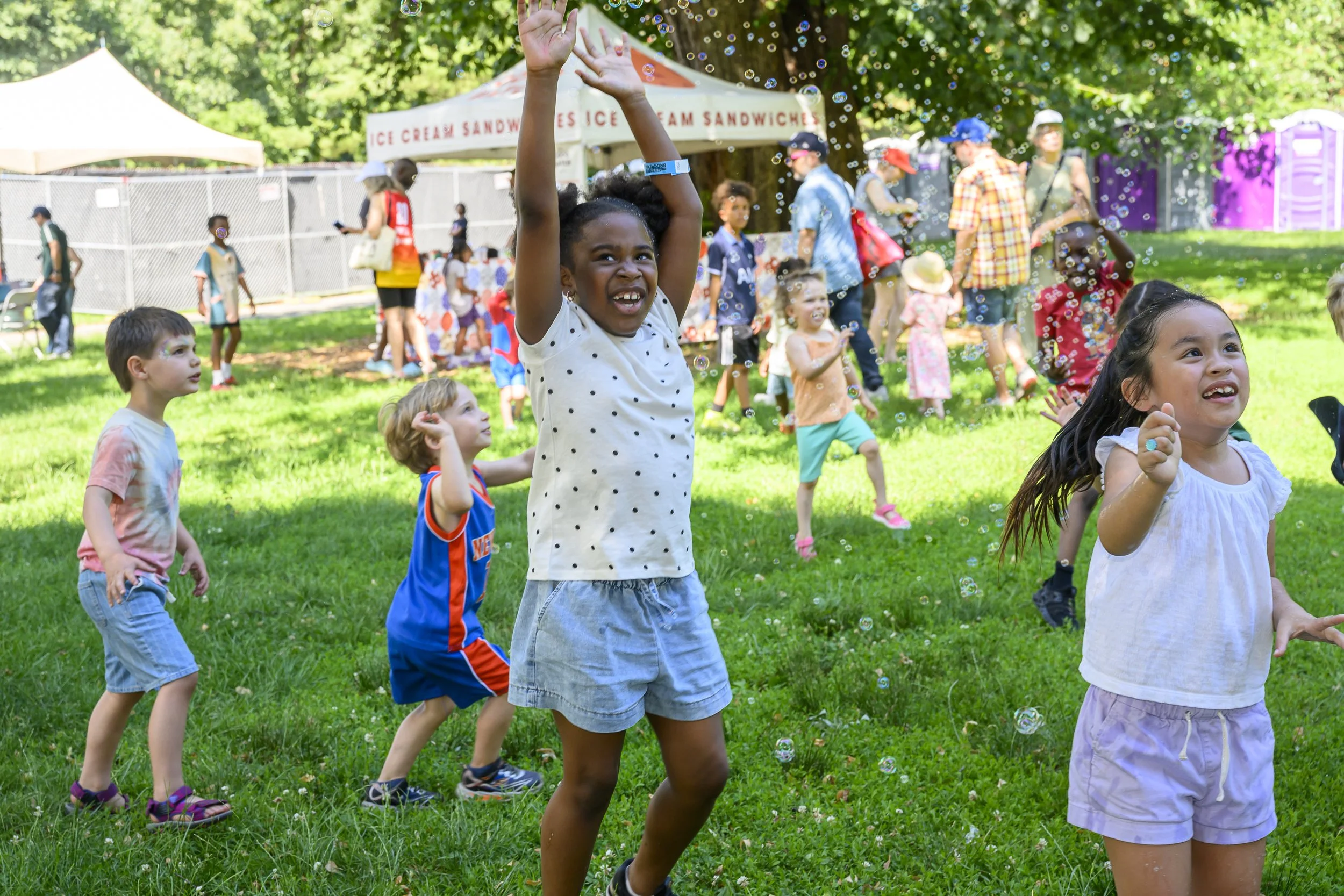 During Family Day at BRIC Celebrate Brooklyn!