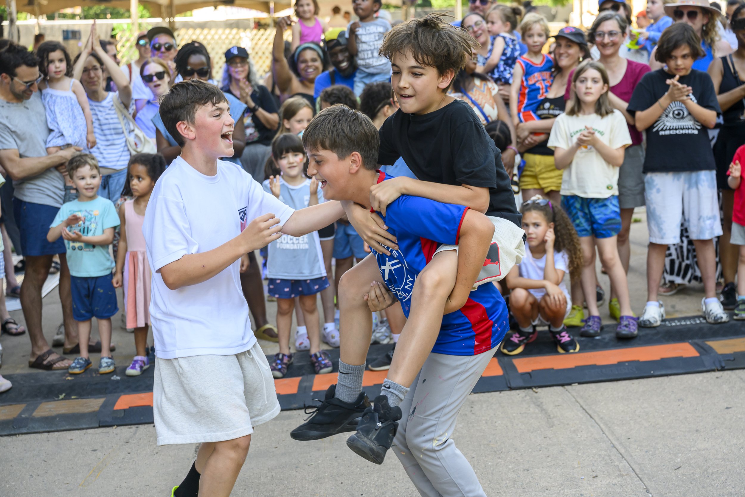 During Family Day at BRIC Celebrate Brooklyn!