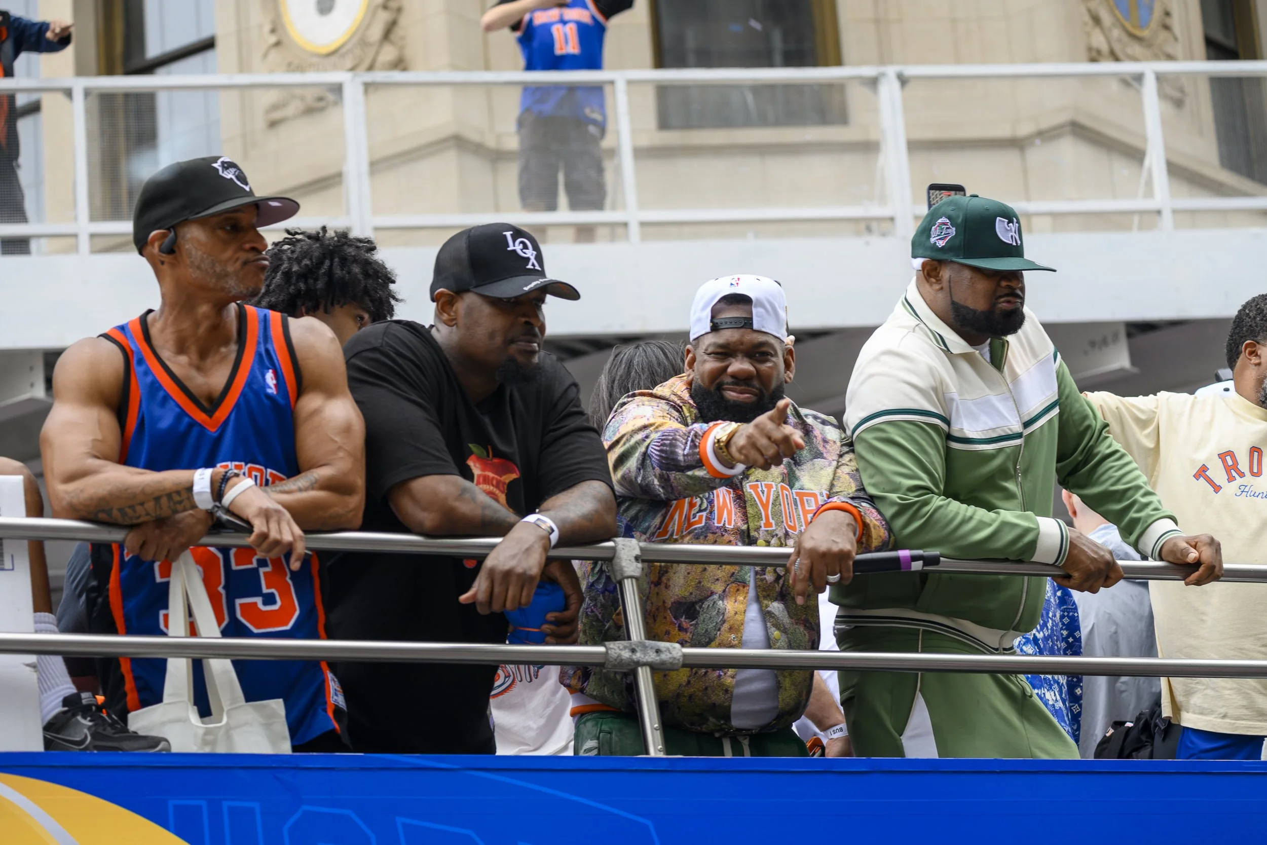 Raekwon the Chef and Ghostface Killah at the New York Knicks Championship Parade