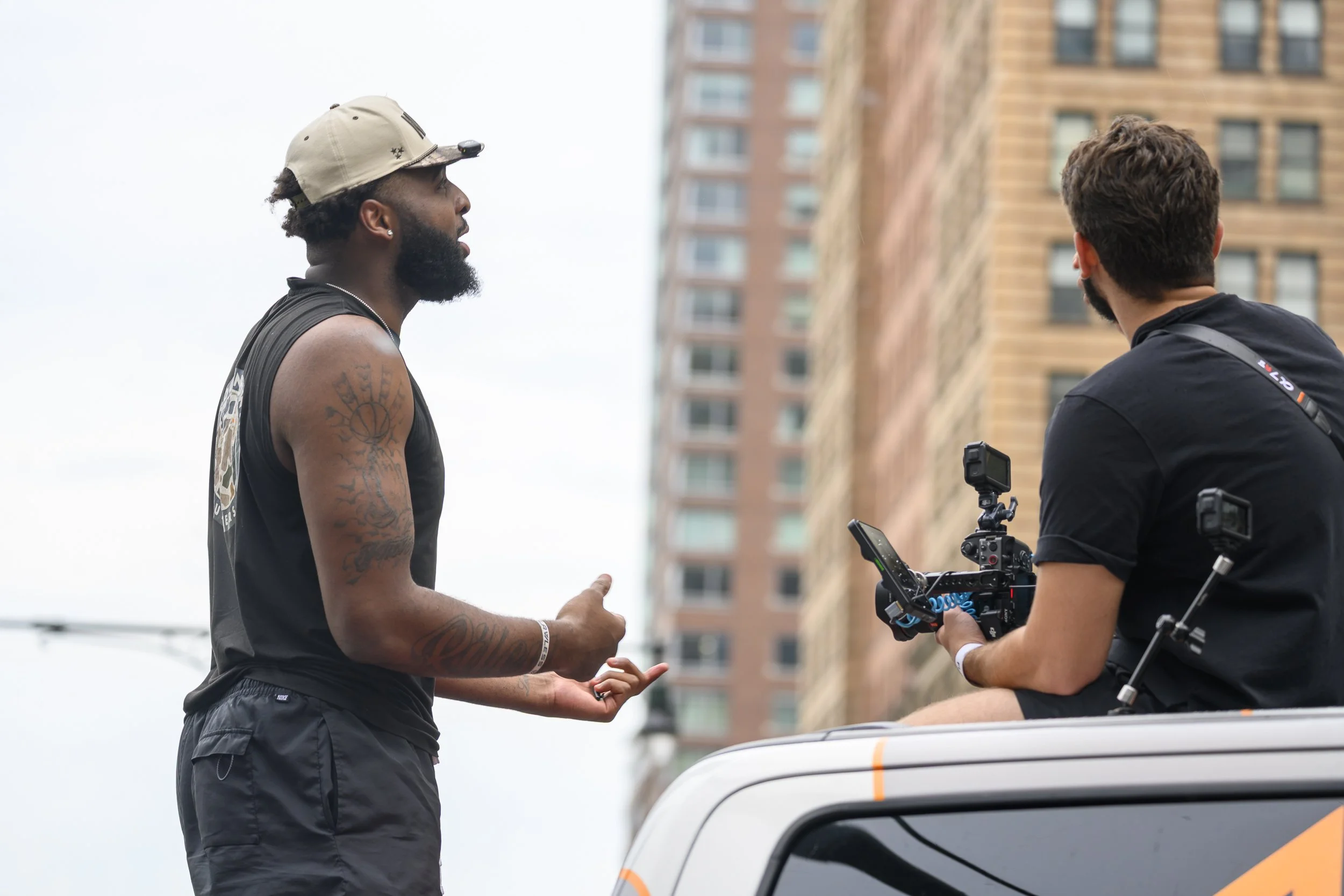 Mitchell Robinson at the New York Knicks Championship Parade