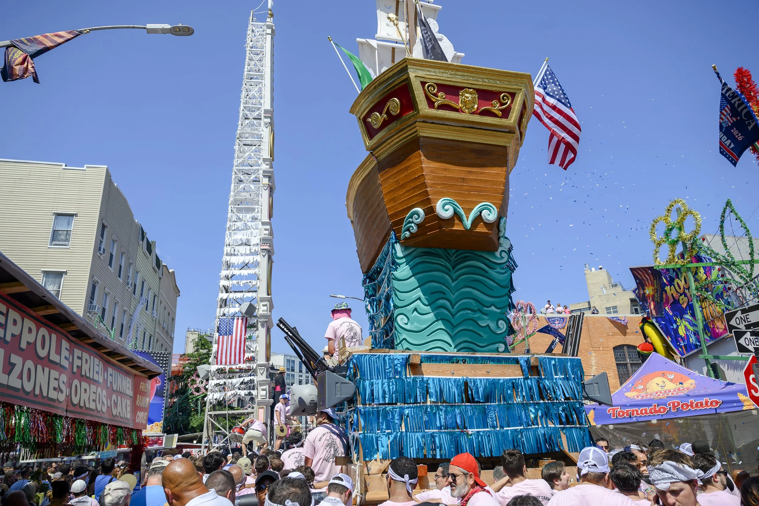 The Giglio and Boat on Havemeyer Street on Sunday, July 12, 2026.