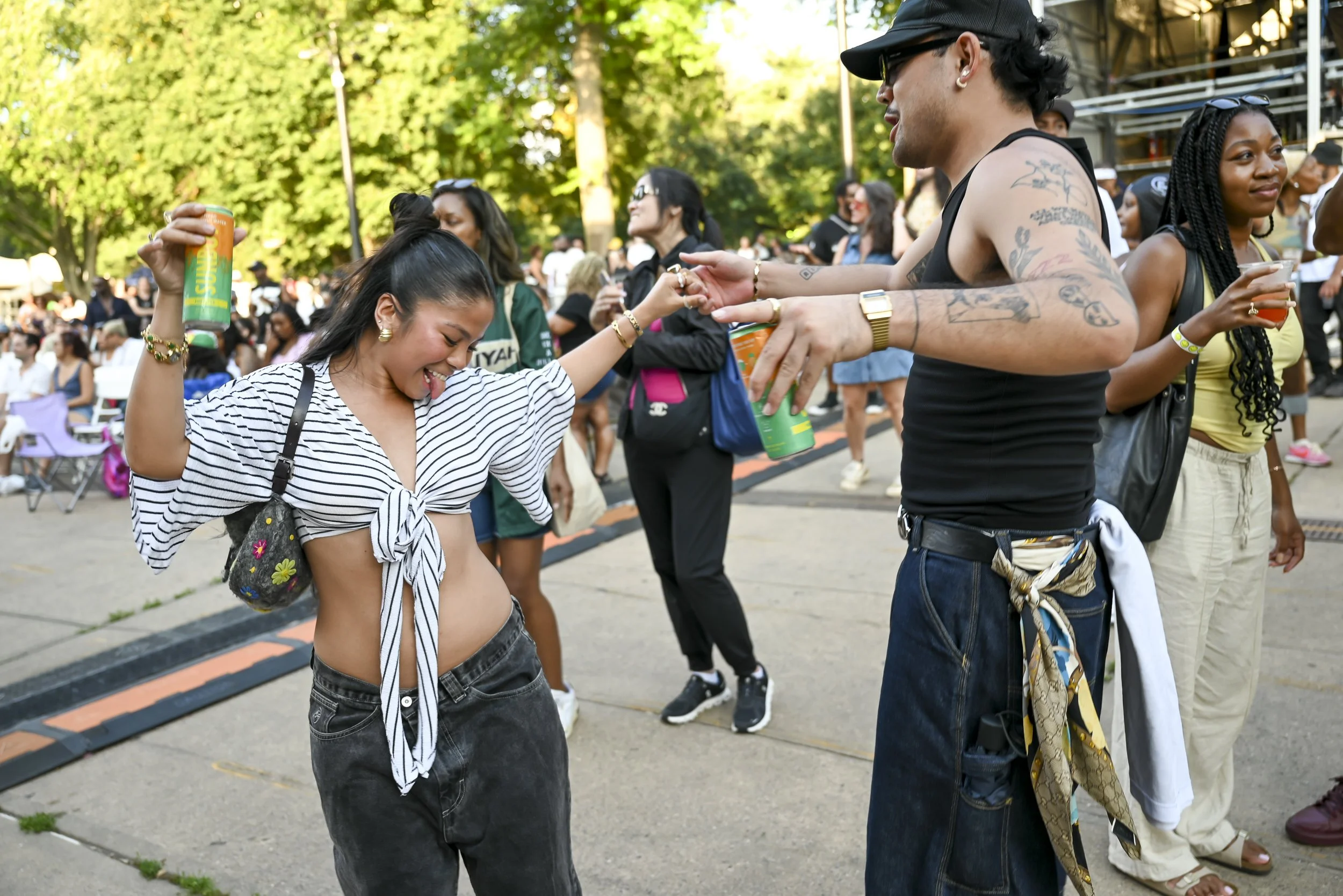 People dance during BRIC Celebrates Aaliyah: One in a Million