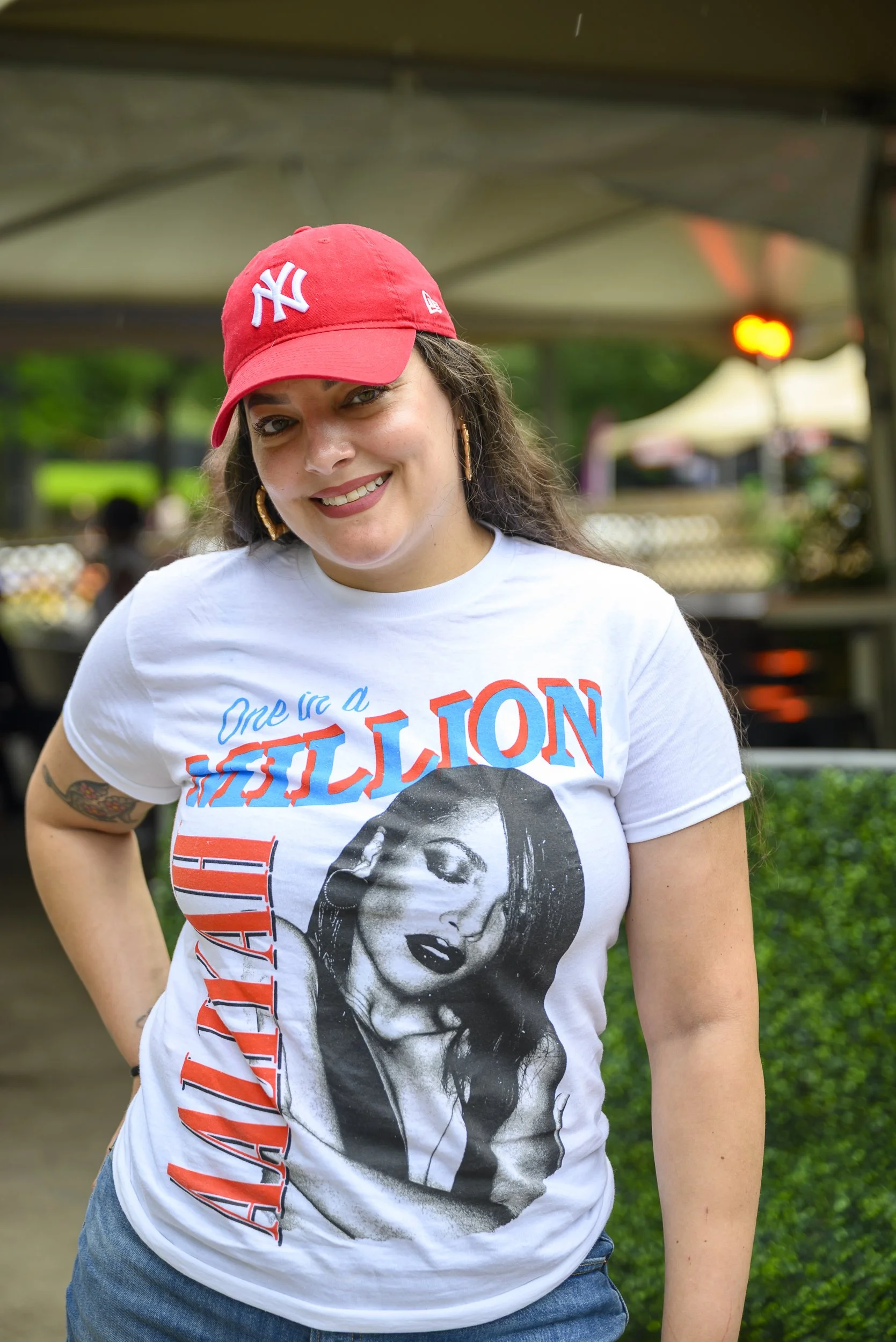 Many attendees wore Aaliyah t-shirts during BRIC Celebrates Aaliyah: One in a Million