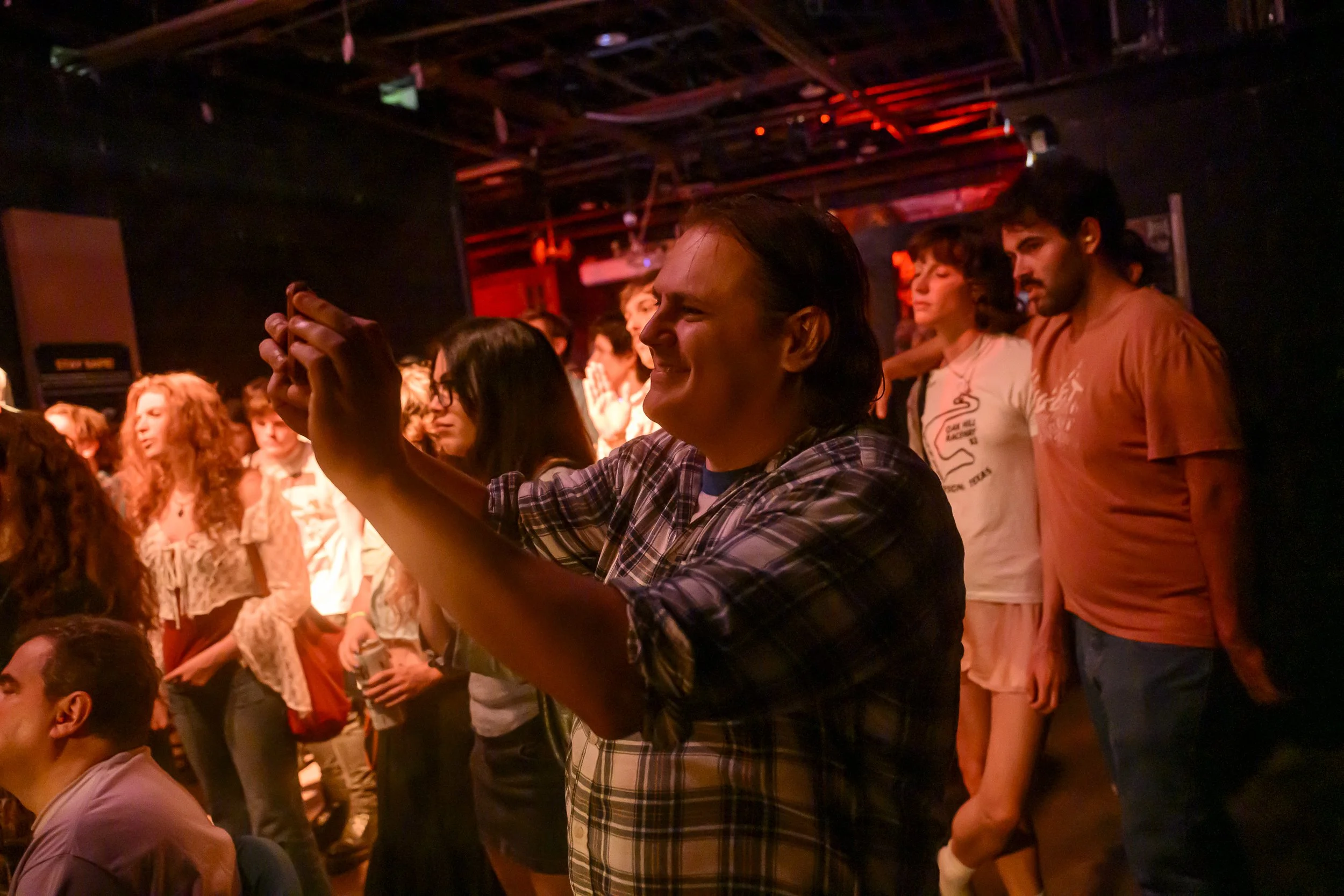 Bazookafest's founder Jake Whitener during Lex Walton's set at the end of the first day
