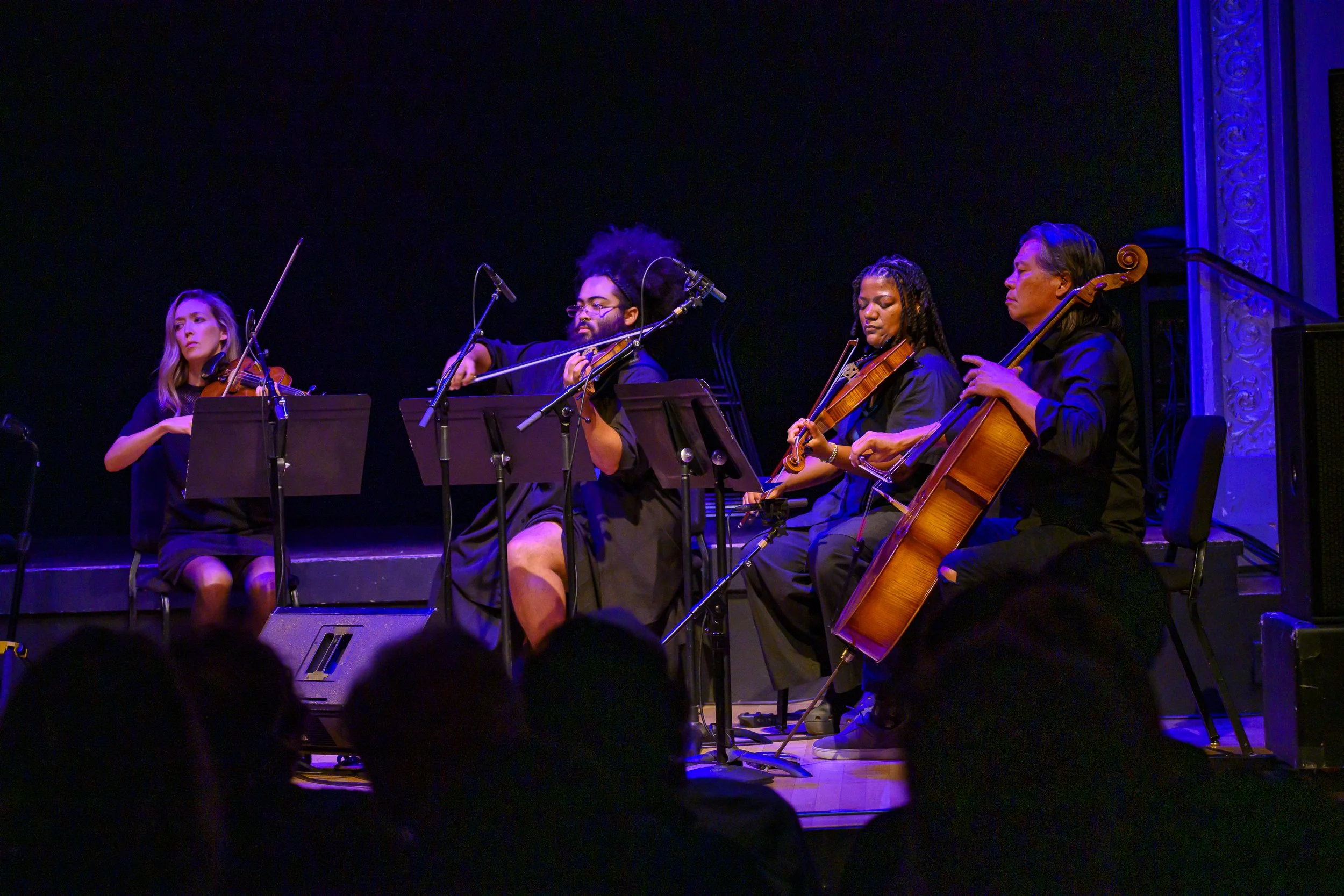 Haley Fohr with Alan Sparkhawk and Wordless Music String Quartet on Thursday, October 1, 2026.