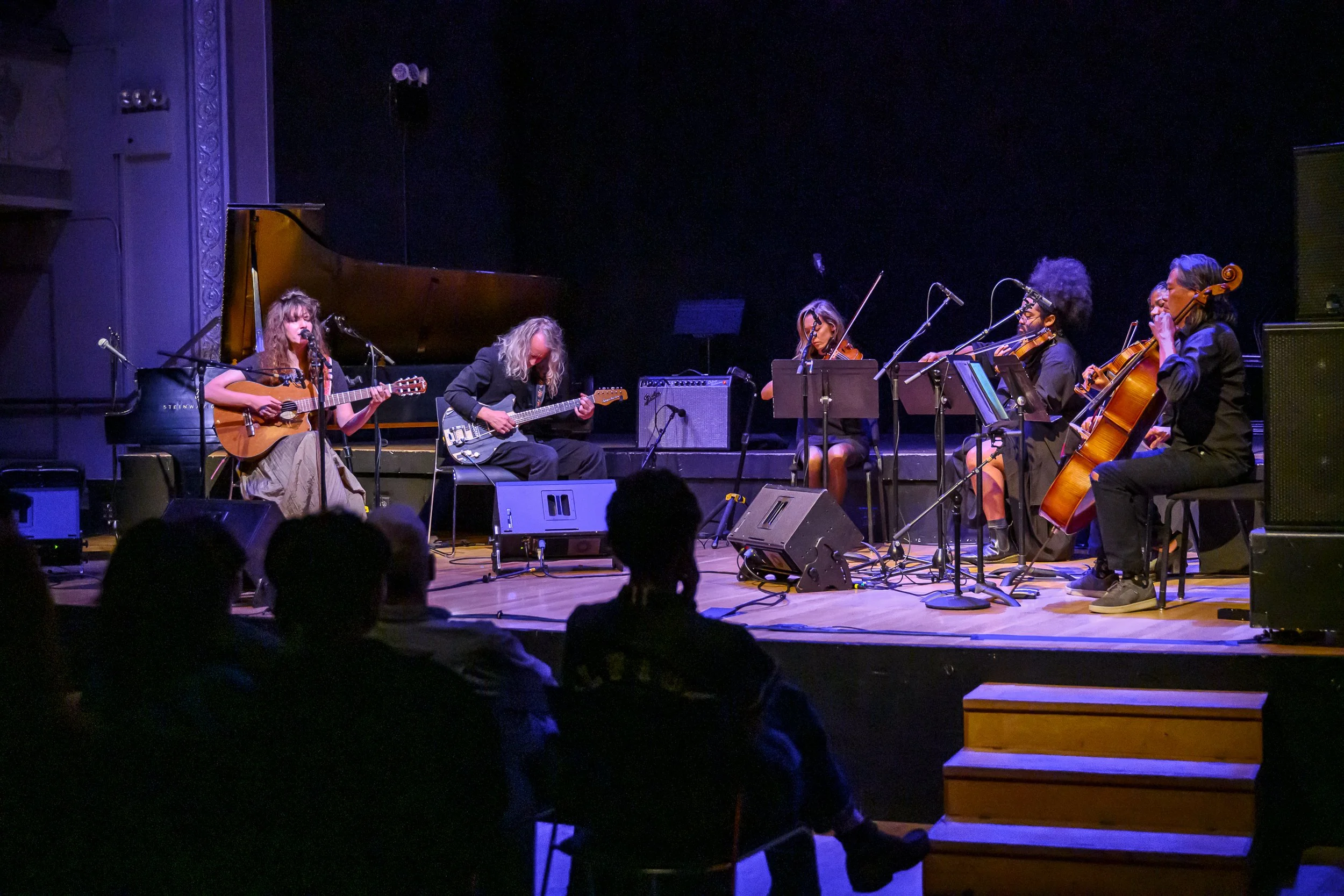 Haley Fohr with Alan Sparkhawk and Wordless Music String Quartet on Thursday, October 1, 2026.